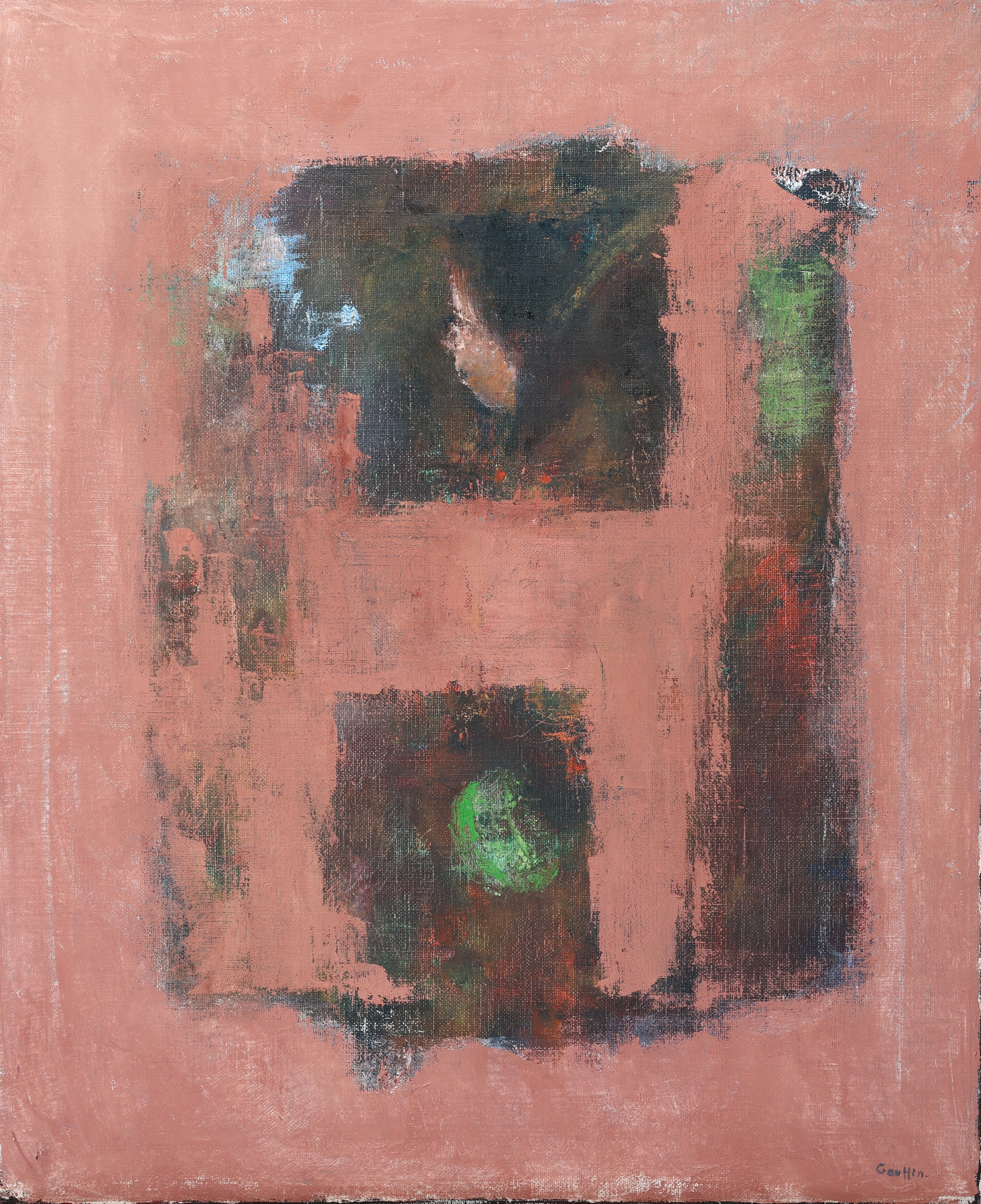 GUNNAR GAUFFIN. Olja på duk, signerad.