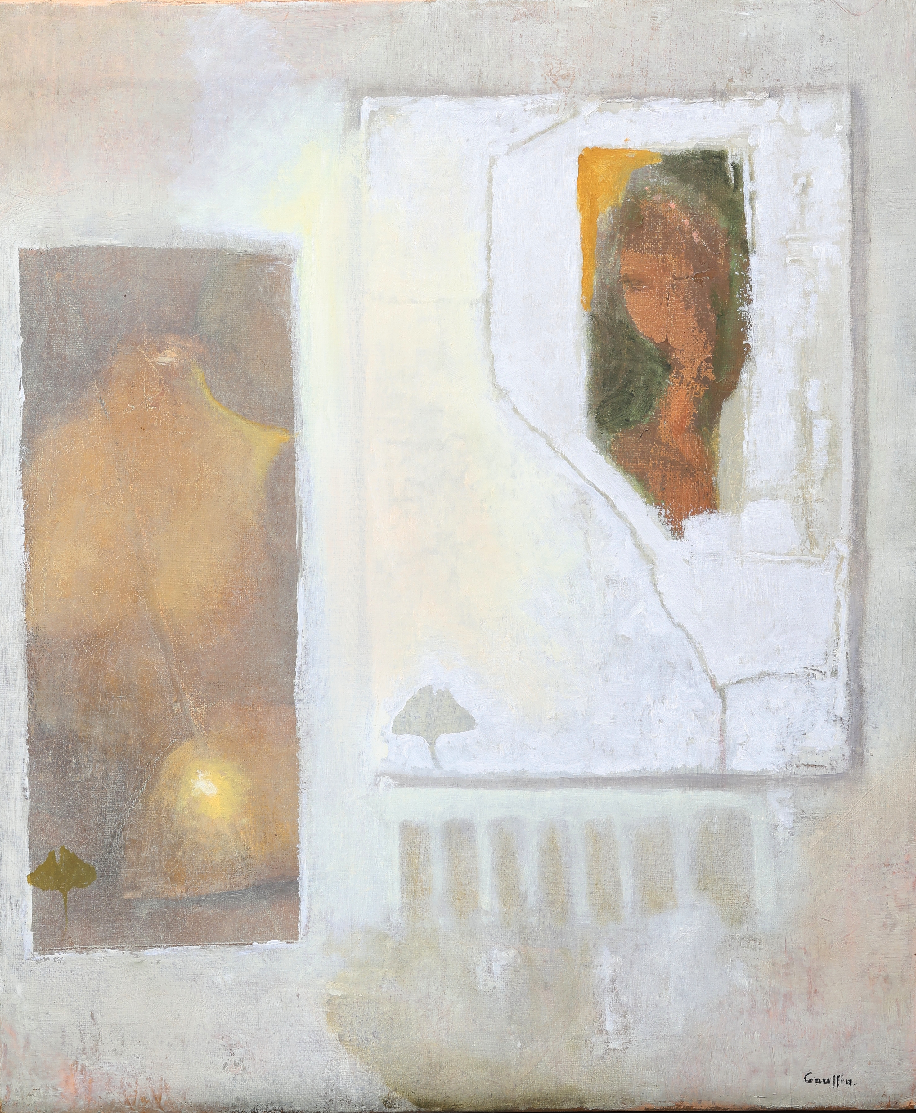 GUNNAR GAUFFIN. Olja på duk, "Vivamus",signerad.