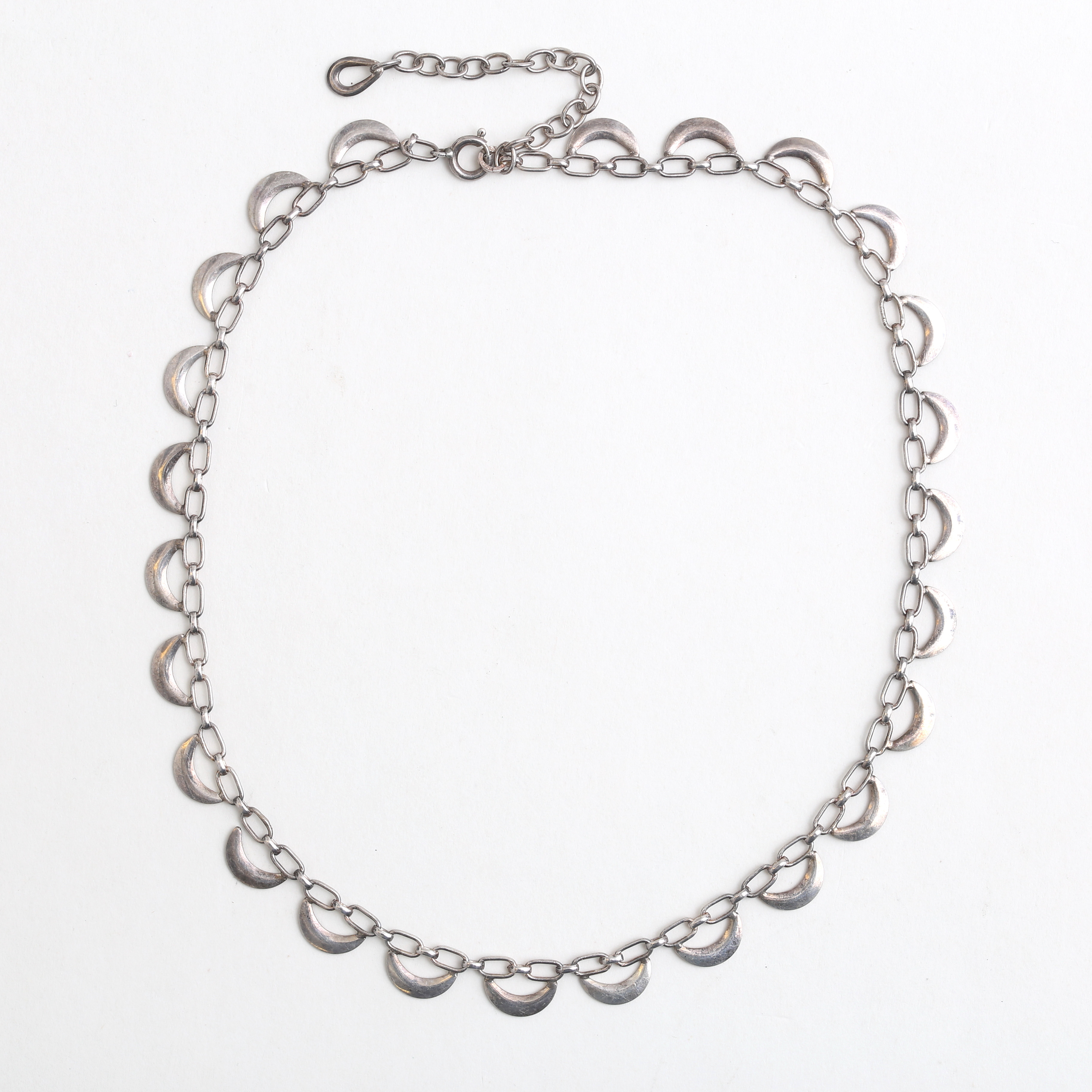 COLLIER, silver, 12 gram, Hb Blå Måsen, A Nita & Reimertz Fält Smögen.