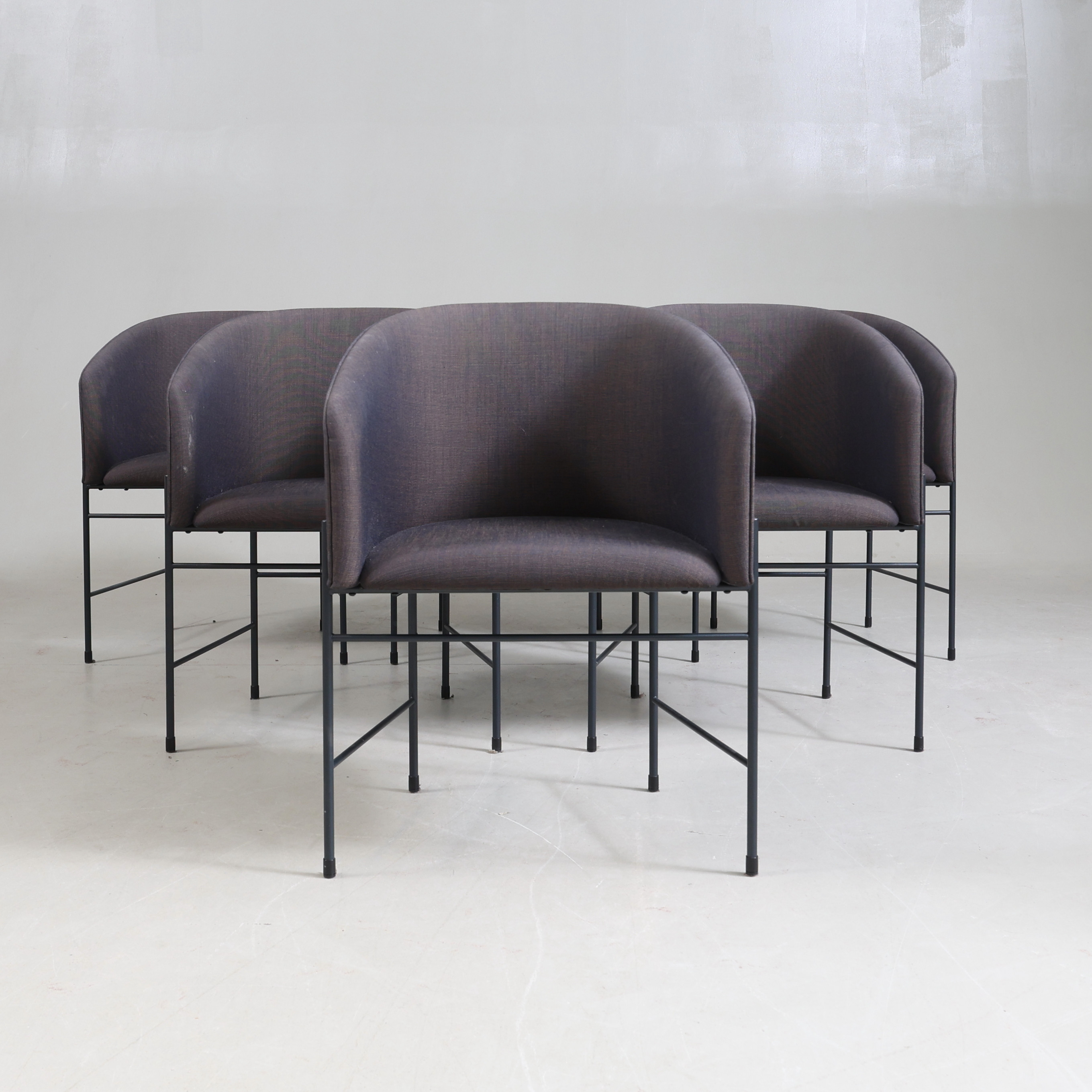 RENÉ HOUGAARD. karmstolar, 6 st, "Covent Chair", New Works, samtida.