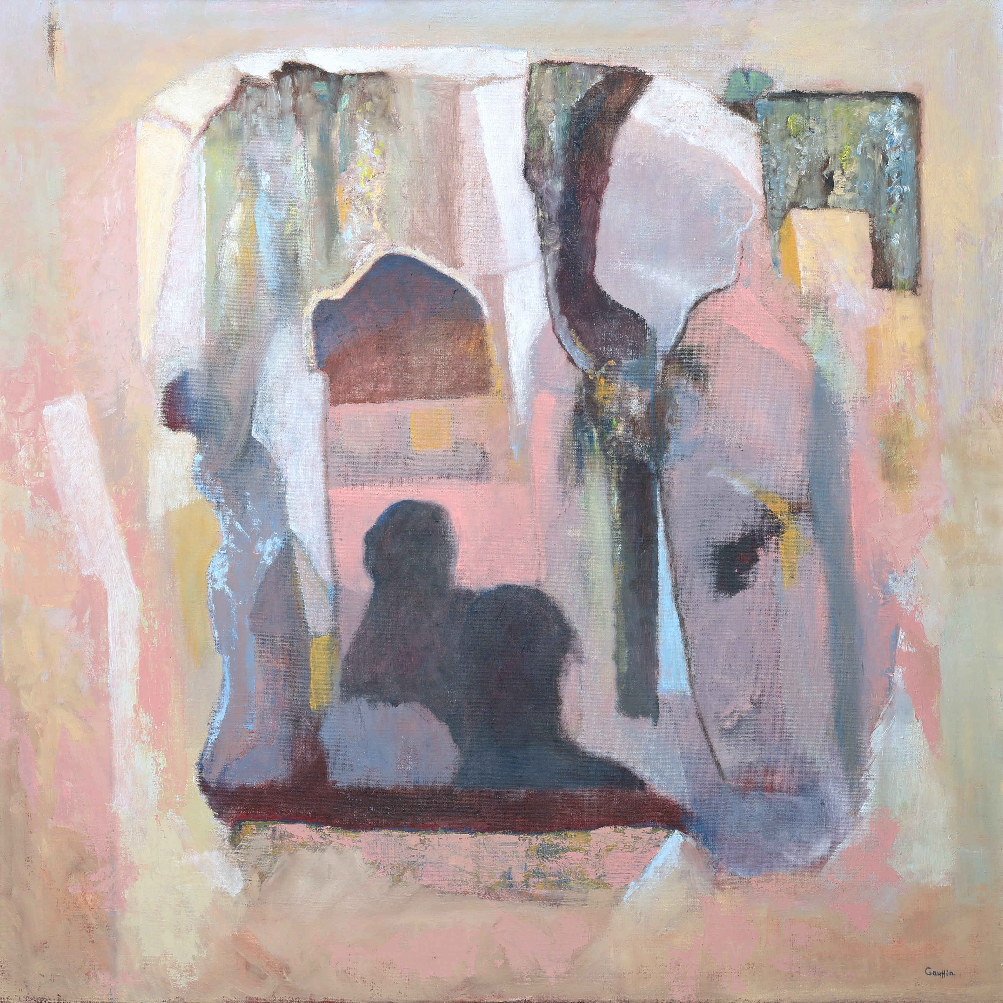 GUNNAR GAUFFIN. Olja på duk, signerad.