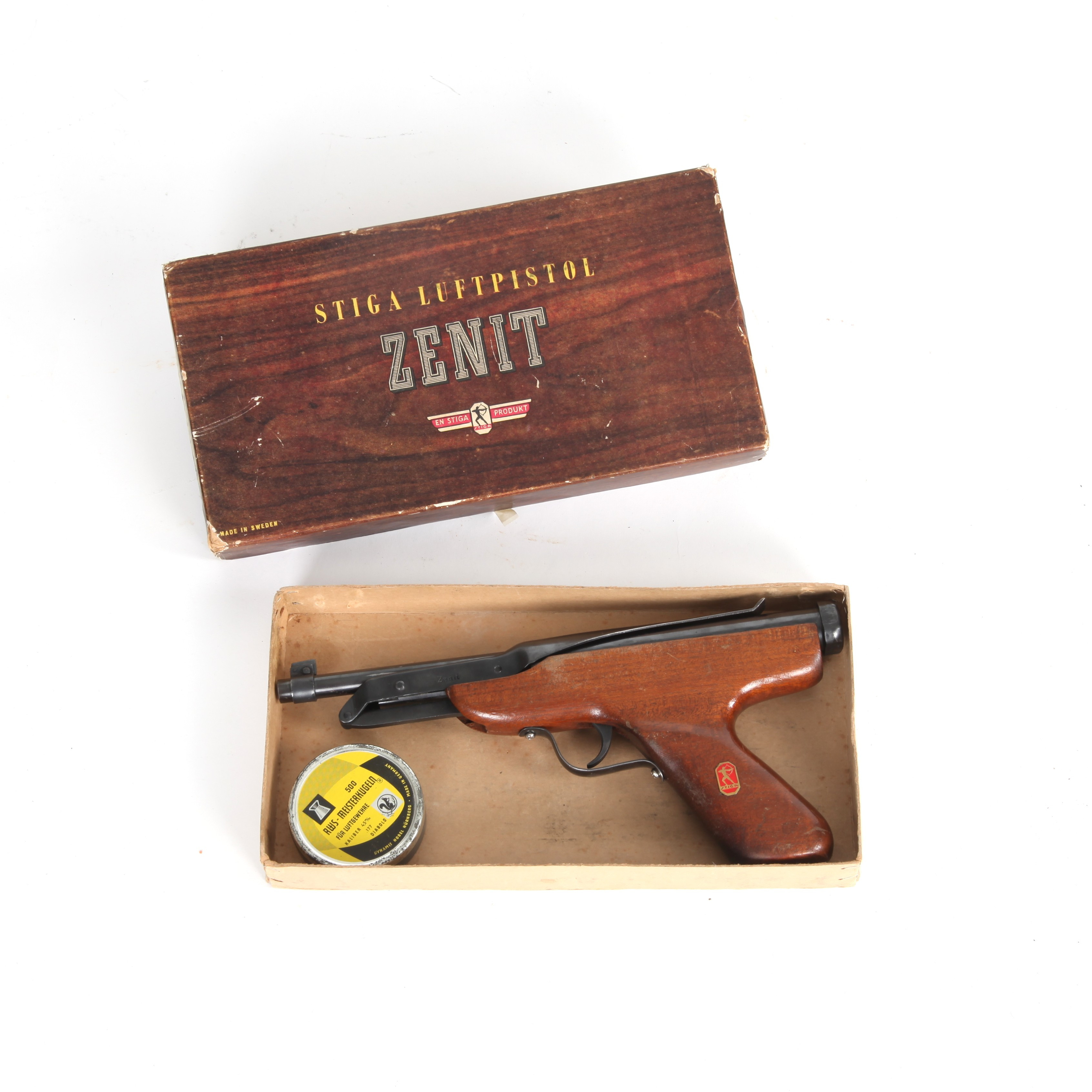 LUFTPISTOL Zenit, Stiga, Caliber 4.5.