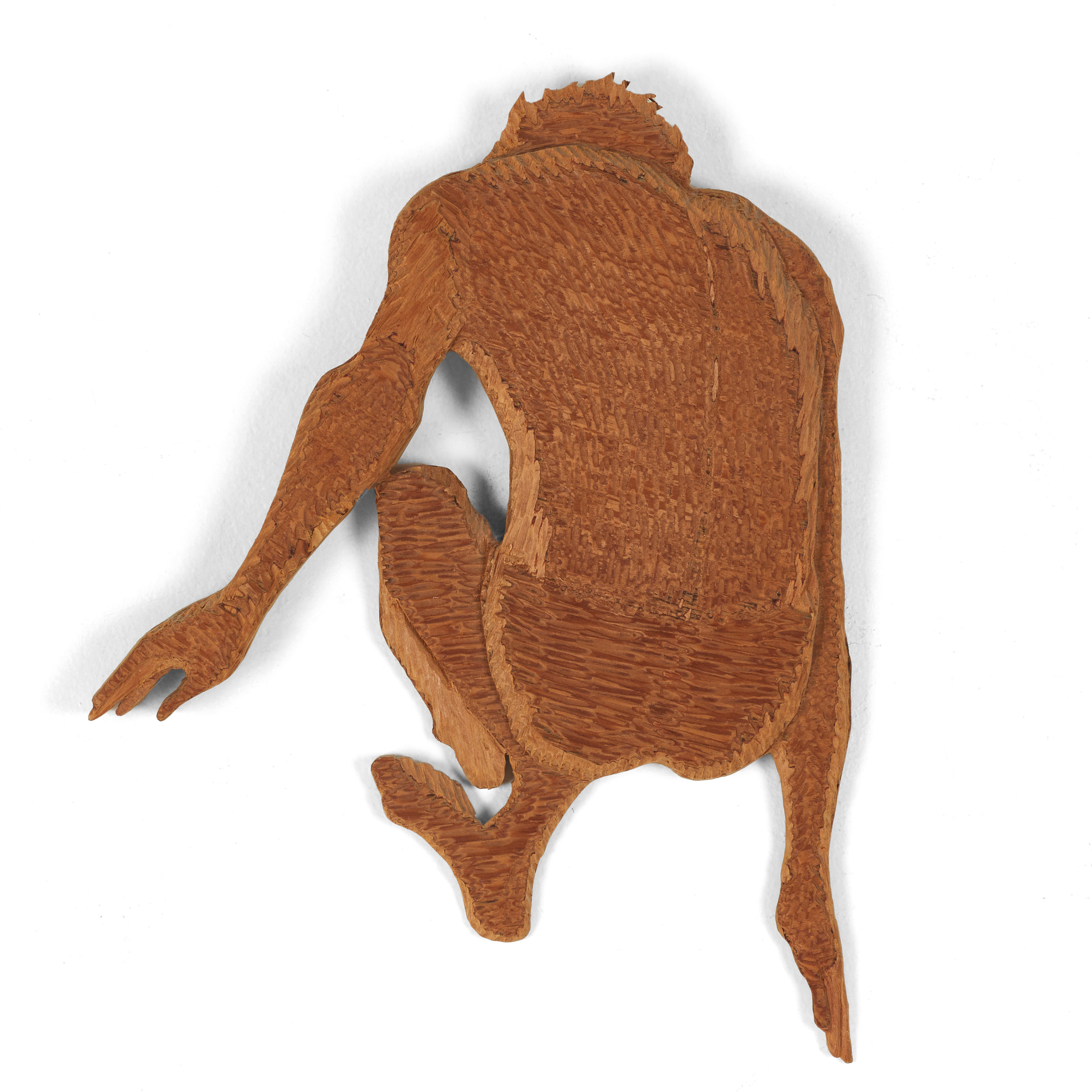 LIZ BACHHUBER (USA, född 1953), "Birdman", signerad och daterad 1989, väggskulptur/skulpterat trä/relief.