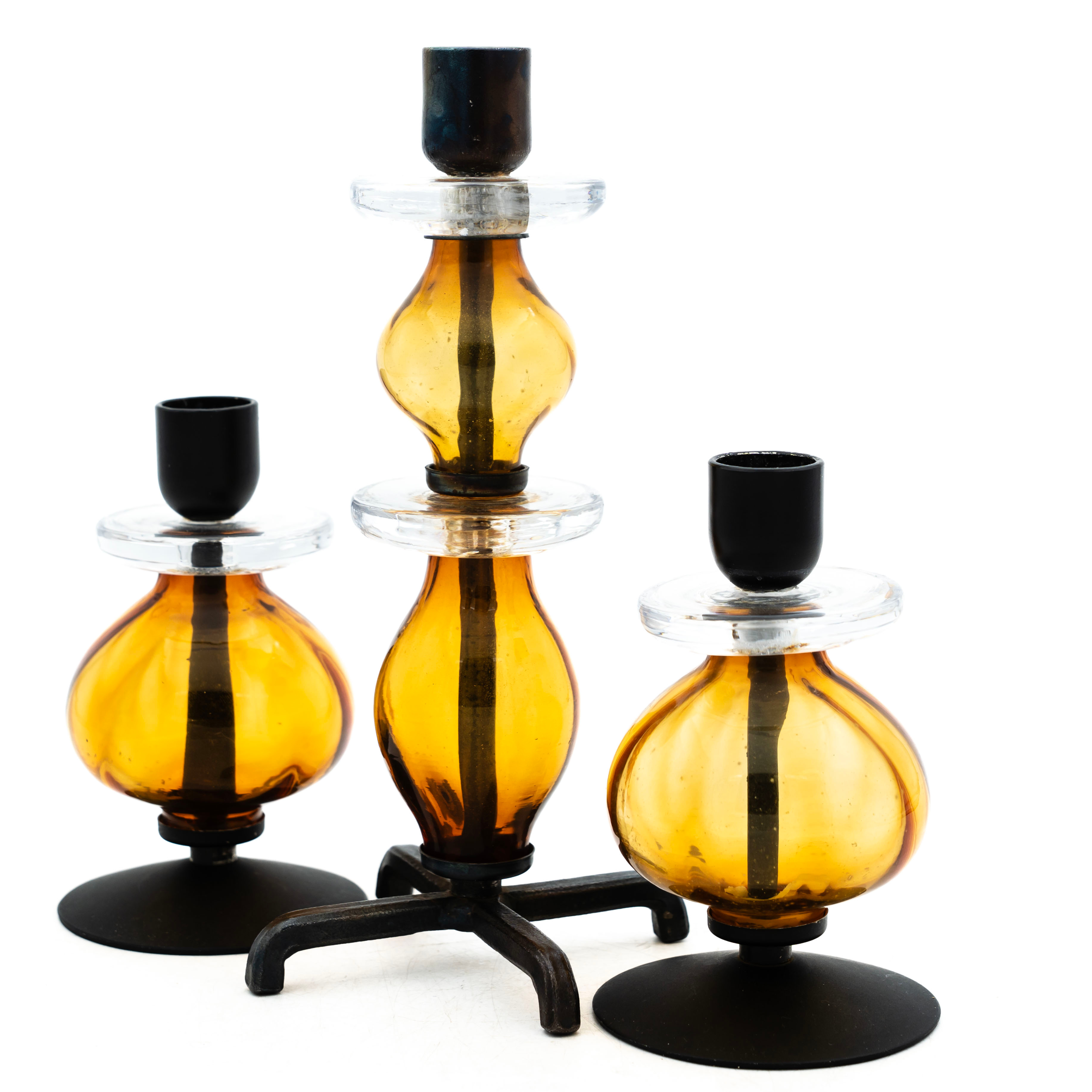 ERIK HÖGLUND. GLASLJUSSTAKAR, Boda, 3 delar.