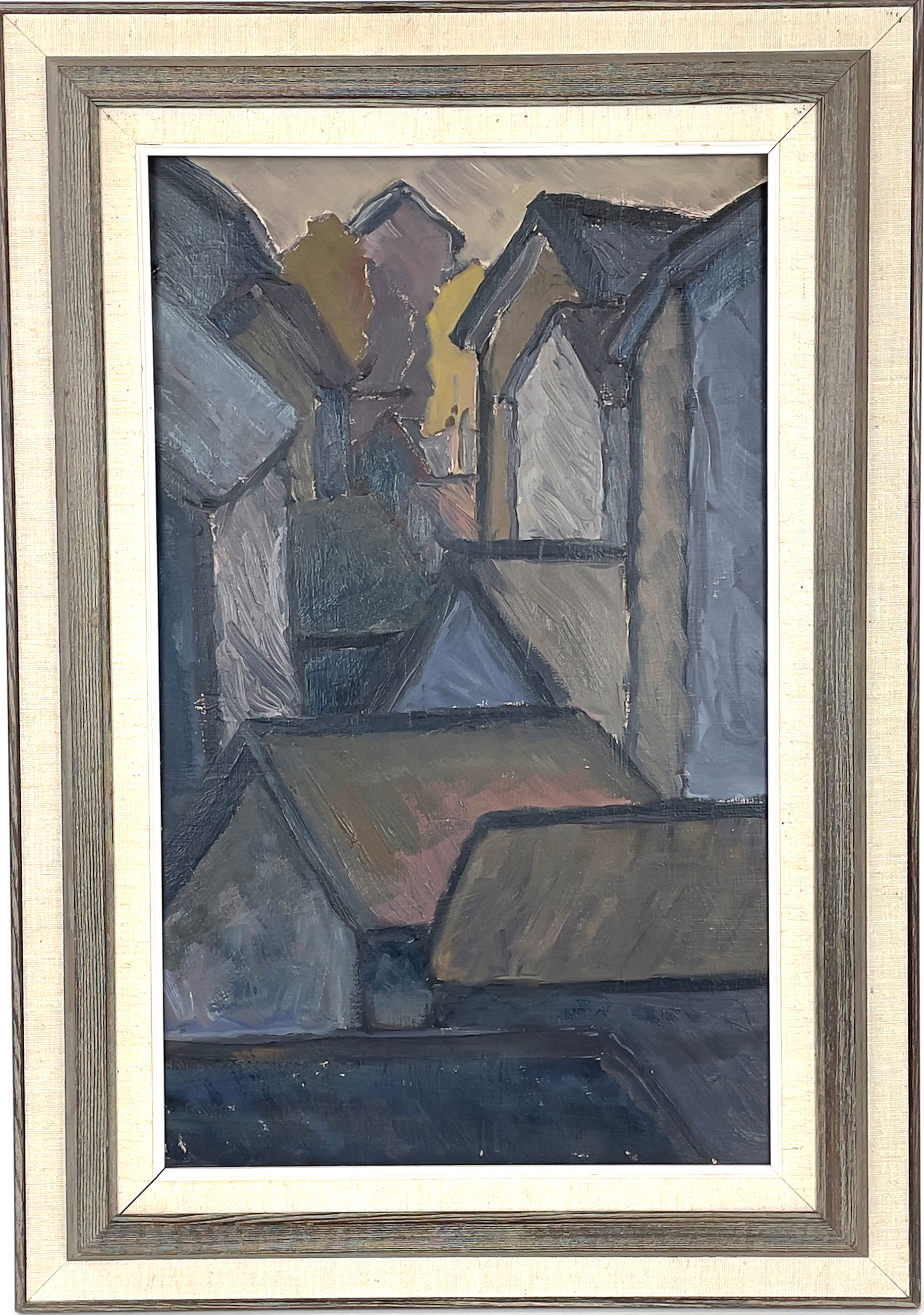 OKÄND KONSTNÄR. Takåsar, olja på pannå.