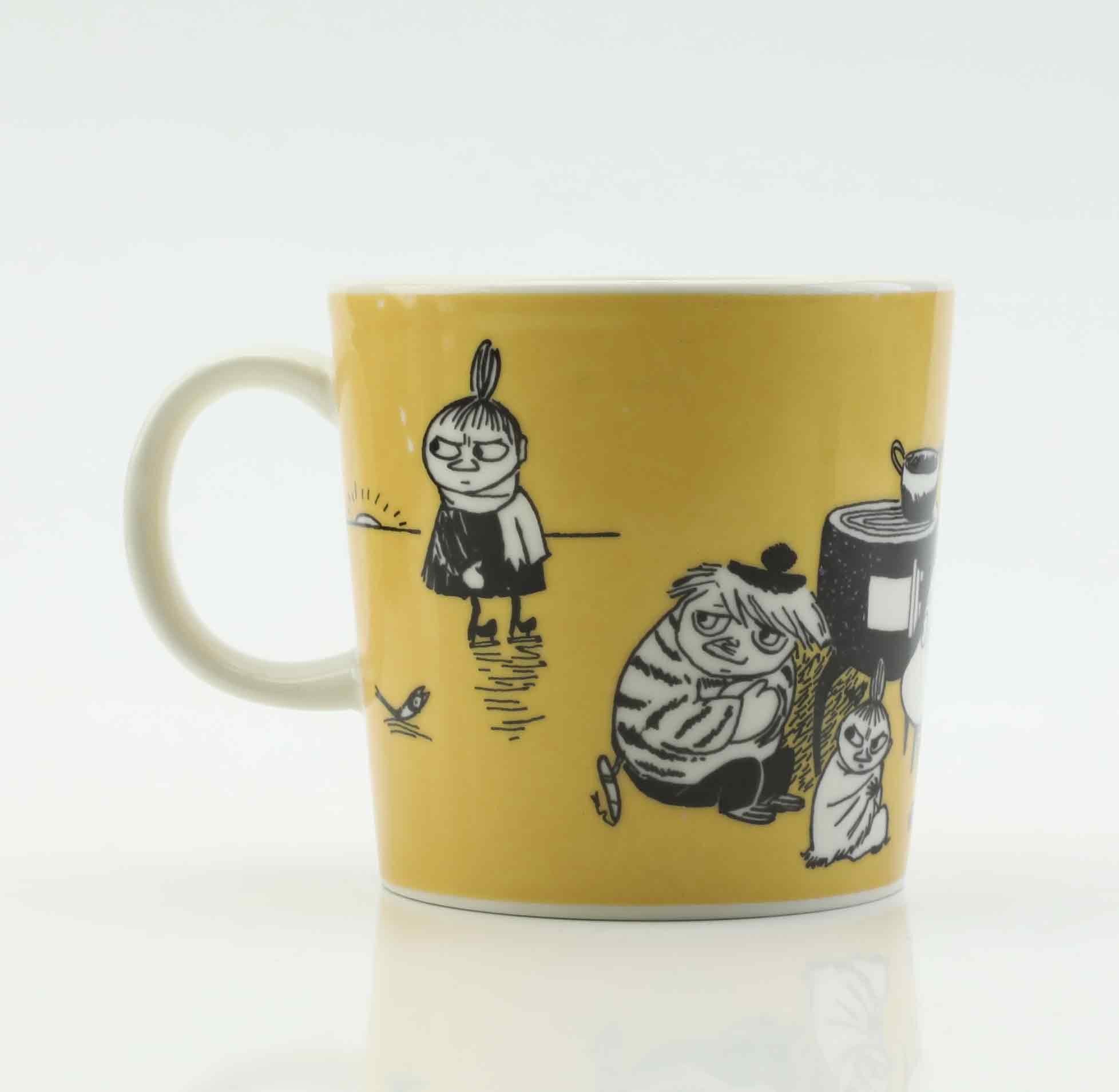 MUMINMUGG, "Mörkgul", Lilla My, porslin, Arabia, Finland, 1991-1999.