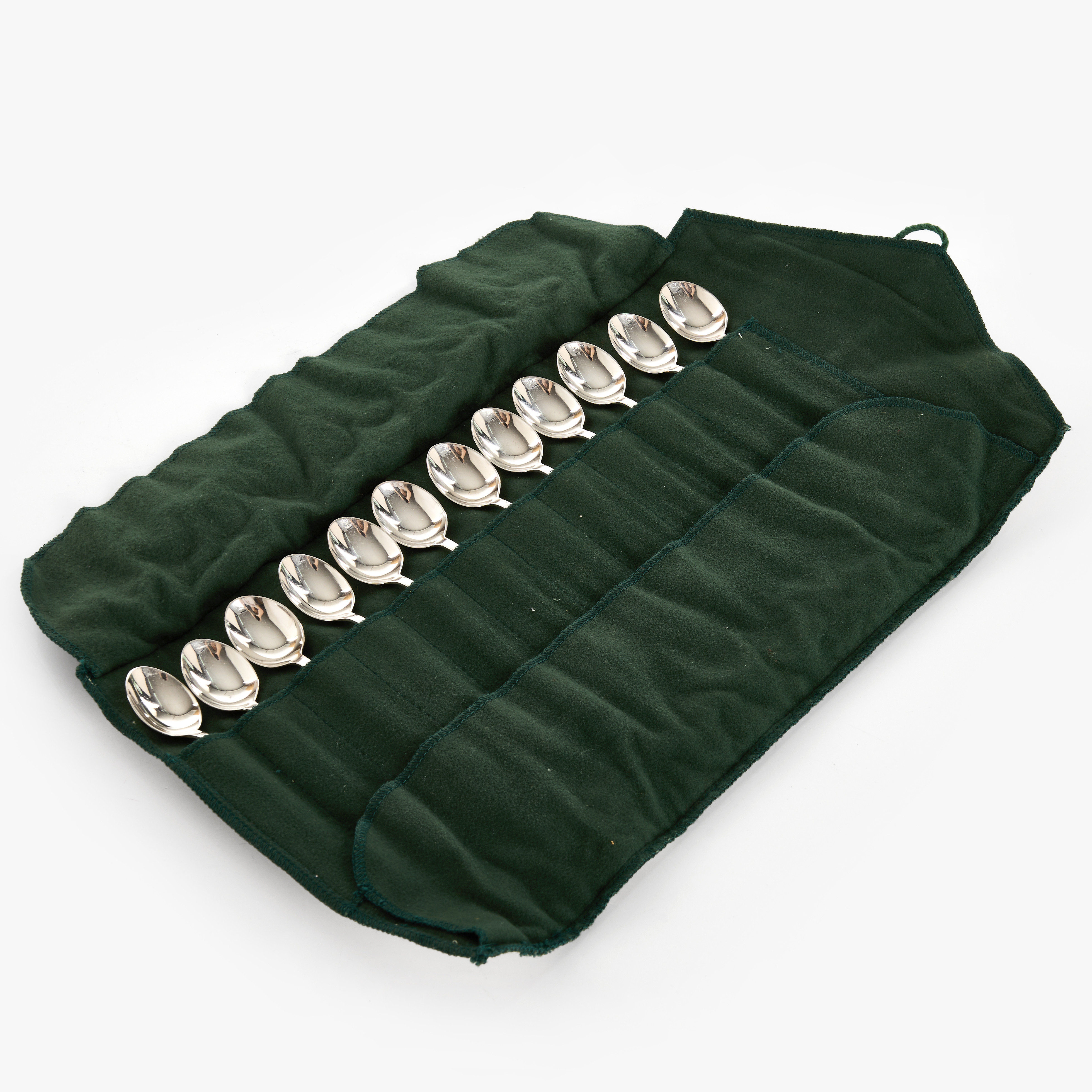 KAFFESKEDAR, 12 st, silver, Guldsmedsaktiebolaget (GAB), Eskilstuna.