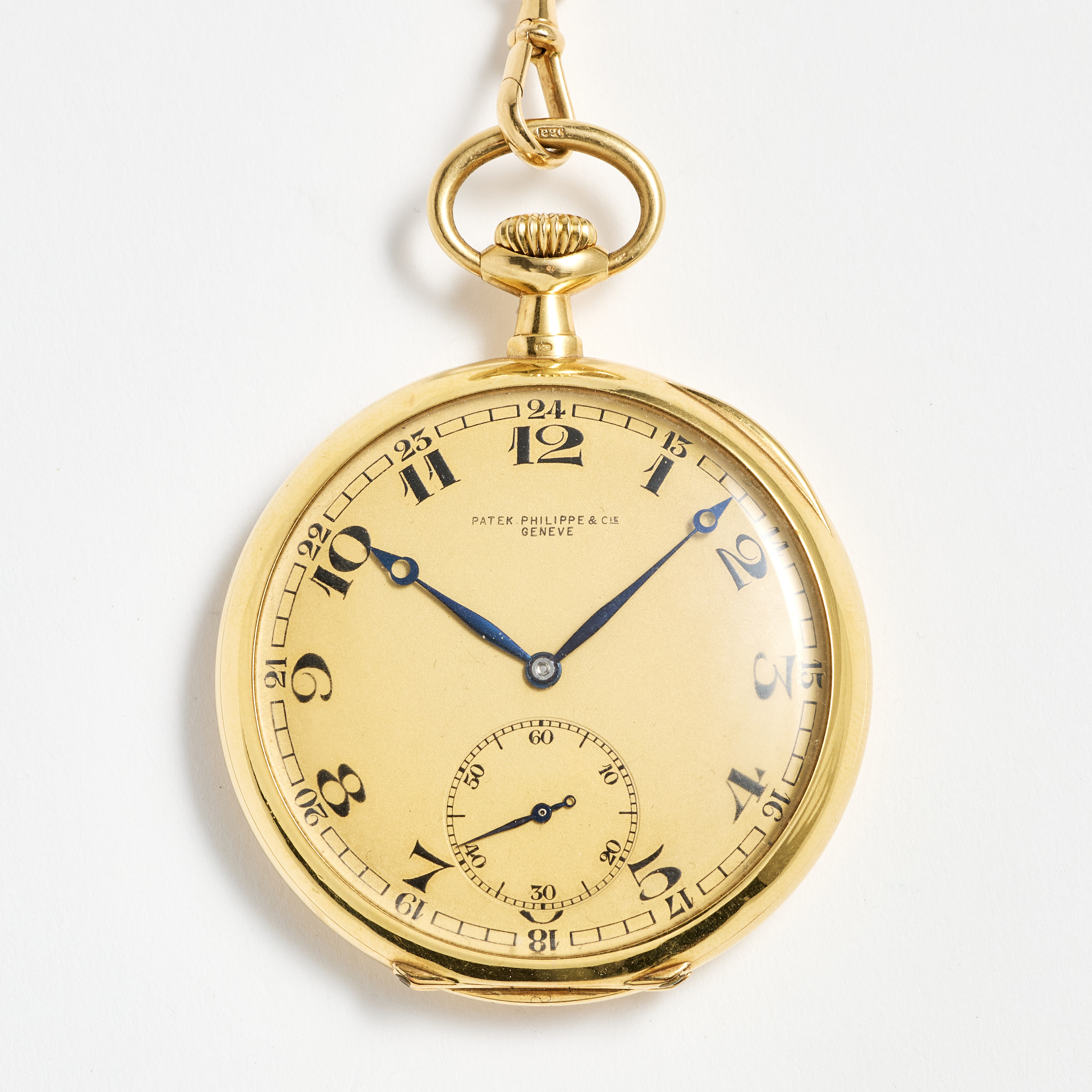 PATEK, PHILIPPE & CIE, fickur, 51,5 mm, 18K guld, ca 1914.