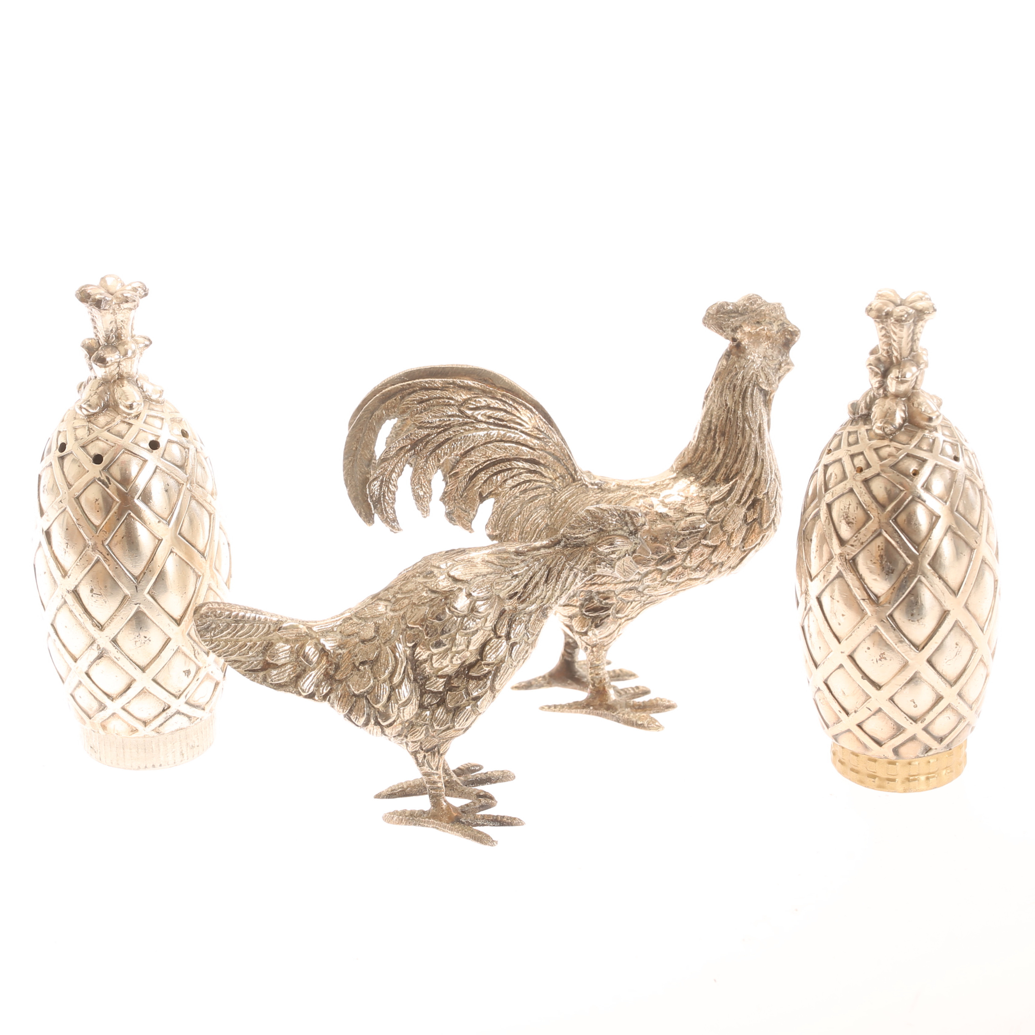 STRÖARE, 2 stycken. BORDSKEDKORATION, 2 stycken. Metall.