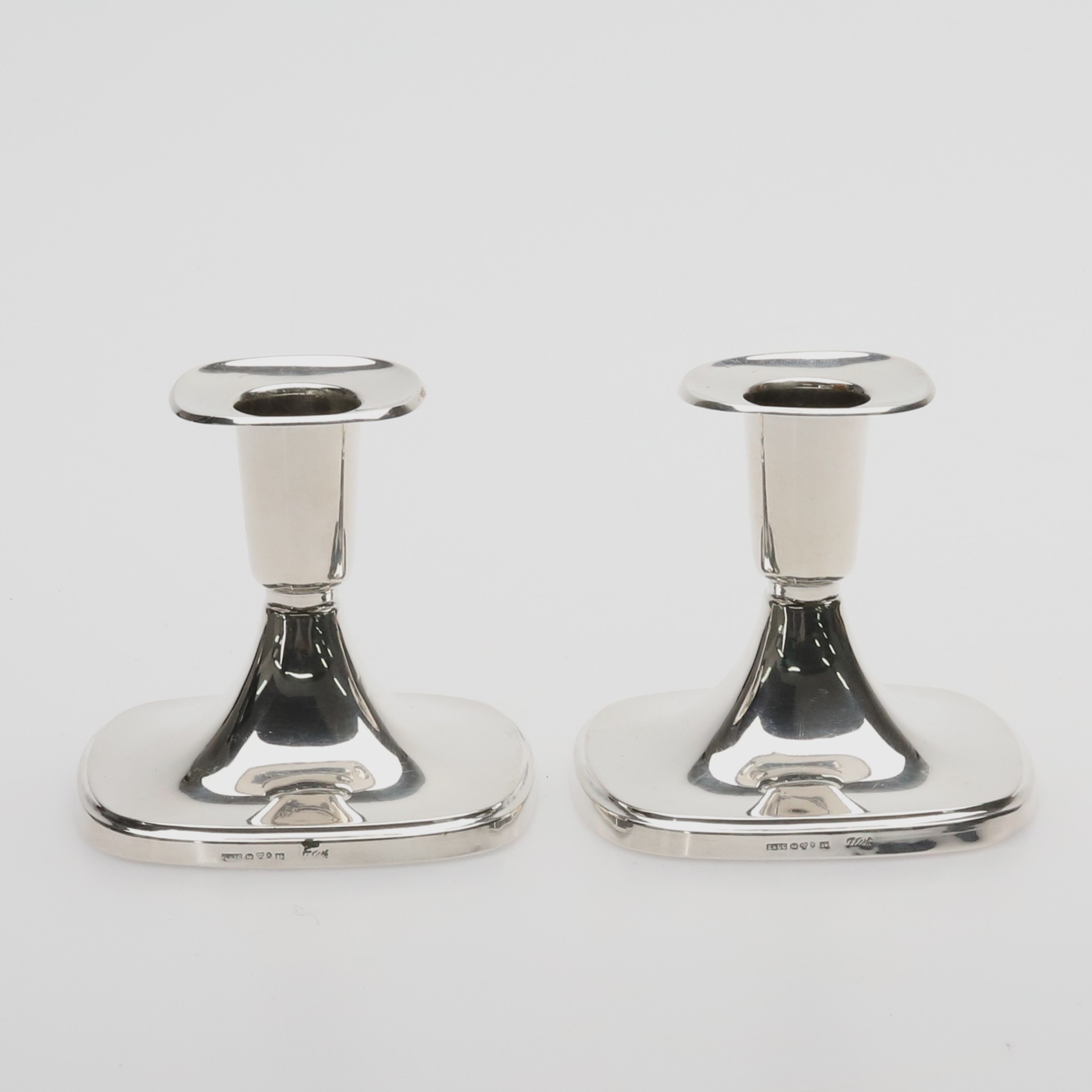 LJUSSTAKAR, ett par, silver, bruttovikt ca 260 gram.