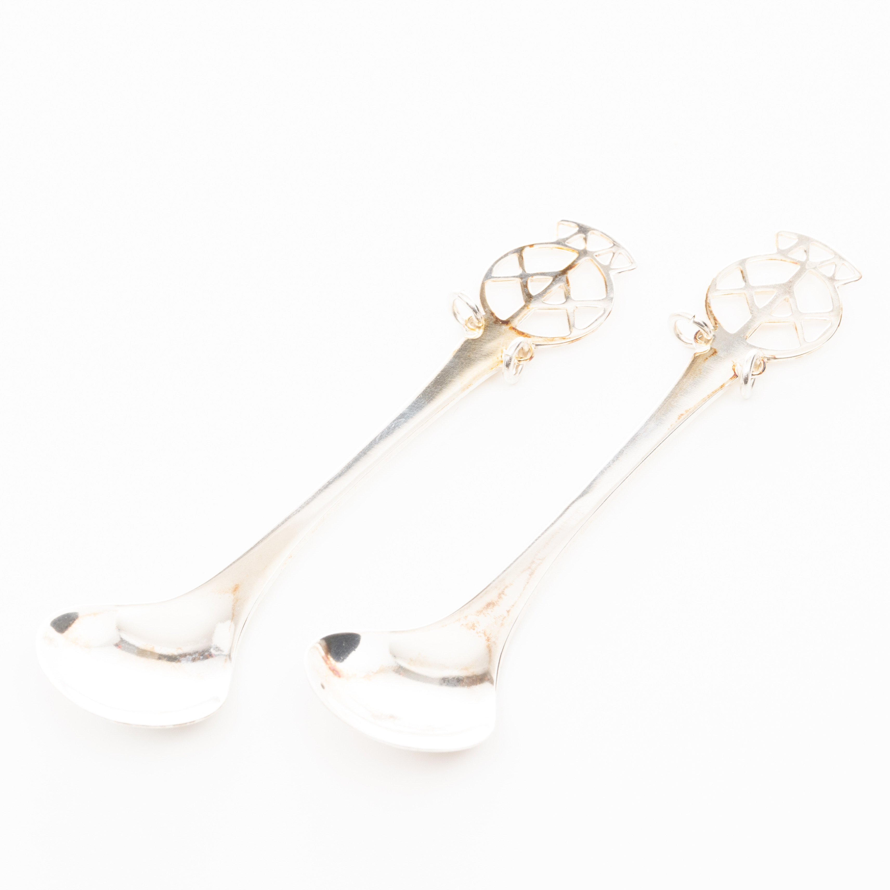 SKEDAR, 2 st, silver, Frank & Regine Juhls, Kautokeino, Norge, 1900-talets andra hälft.