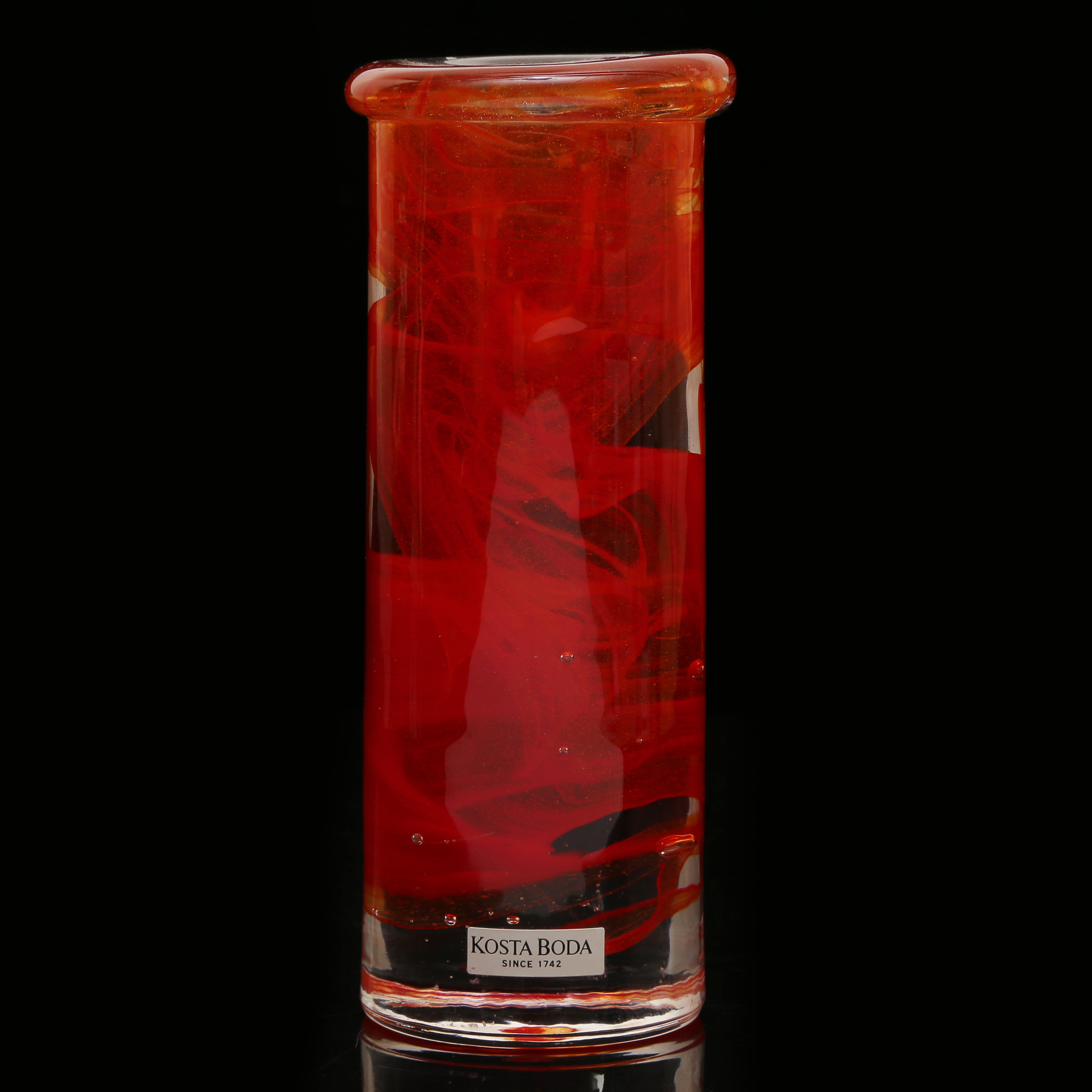 ANNA EHRNER. LJUSSTAKE "ATOLL", KOSTA BODA.