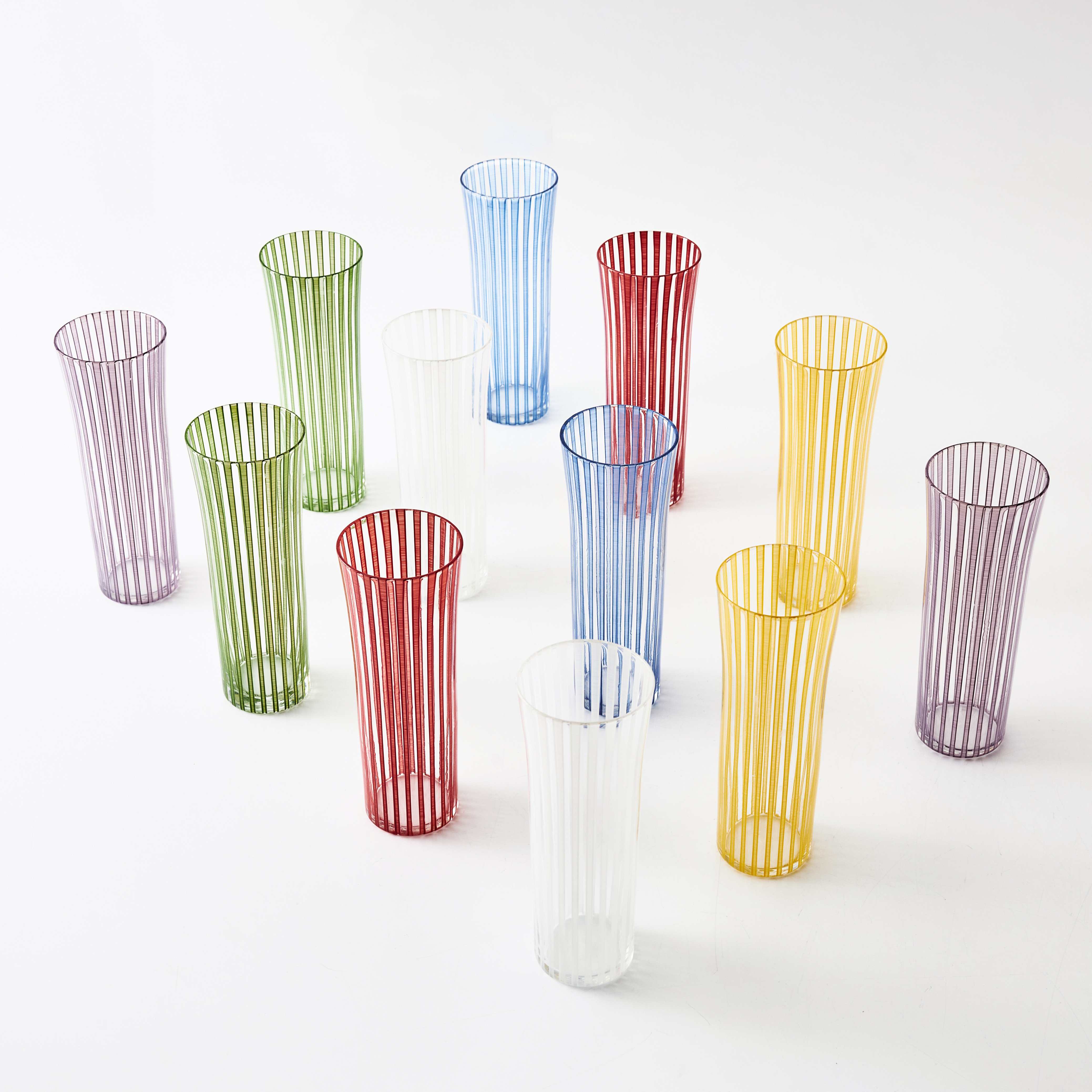 BENGT ORUP. Glas, 12 st., "Strikt", Johansfors.