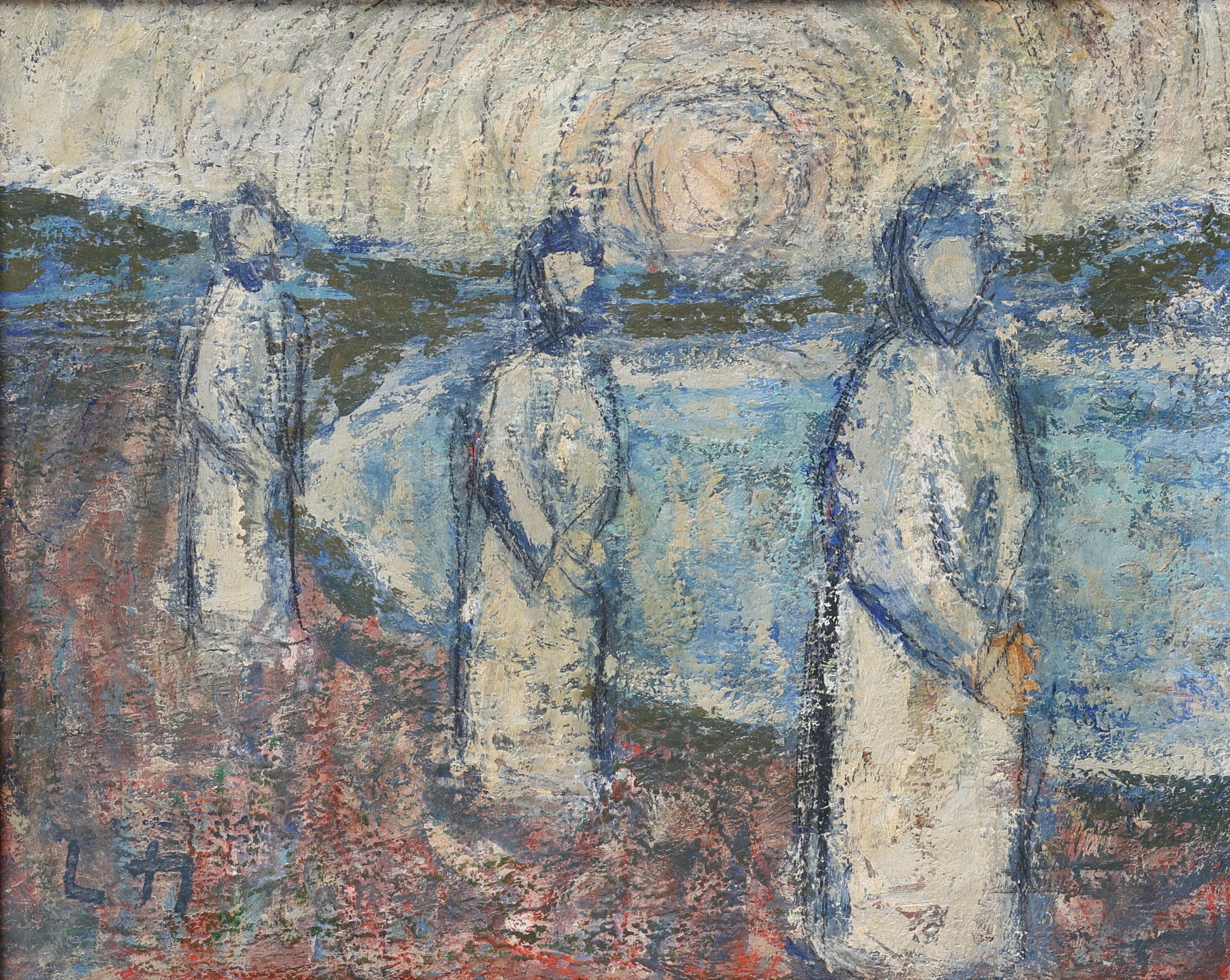 LEIF NORMAN. Olja på pannå, 2 st, signerade.