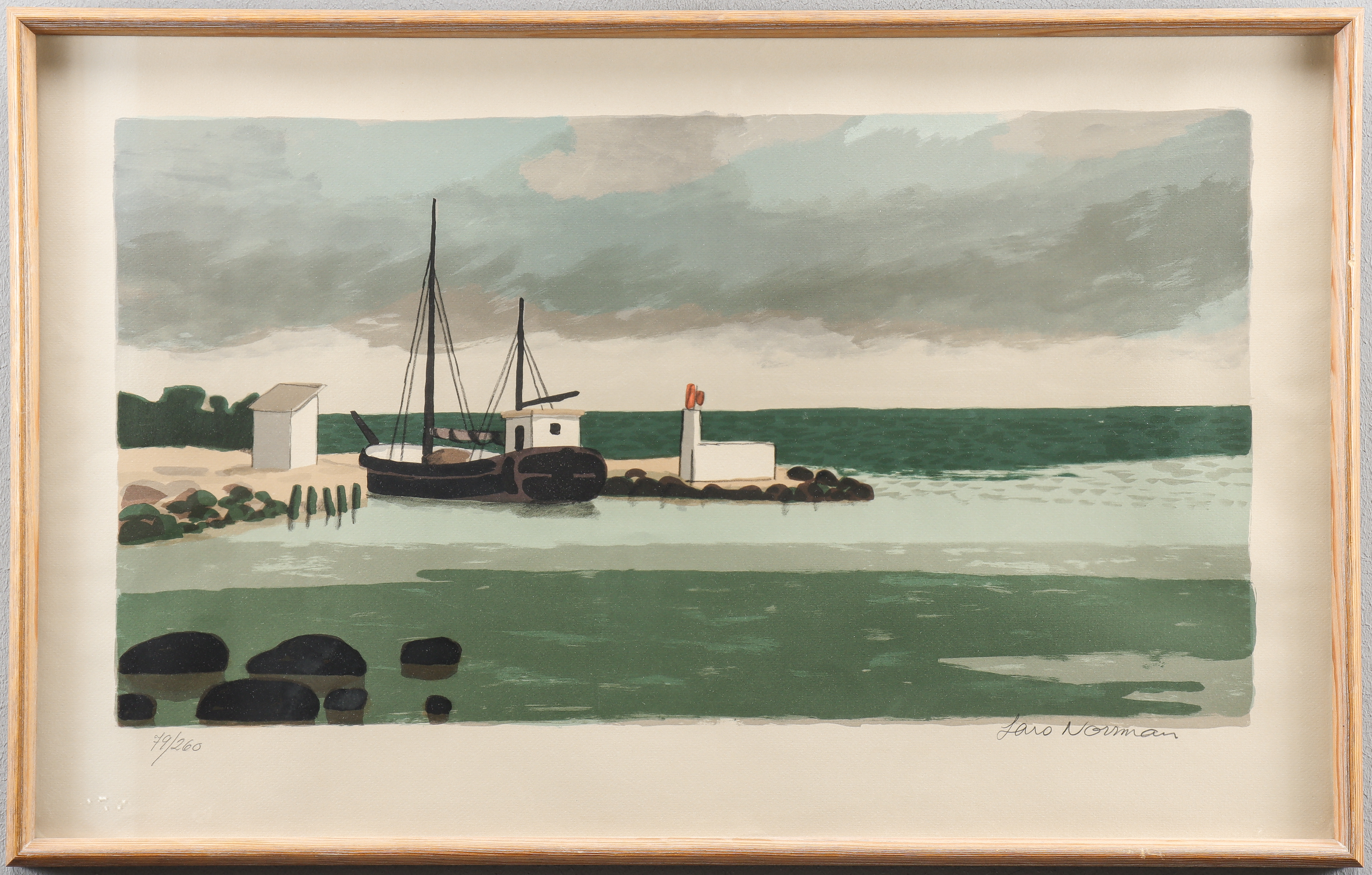 LARS NORRMAN. Litografi 79/260, signerad.