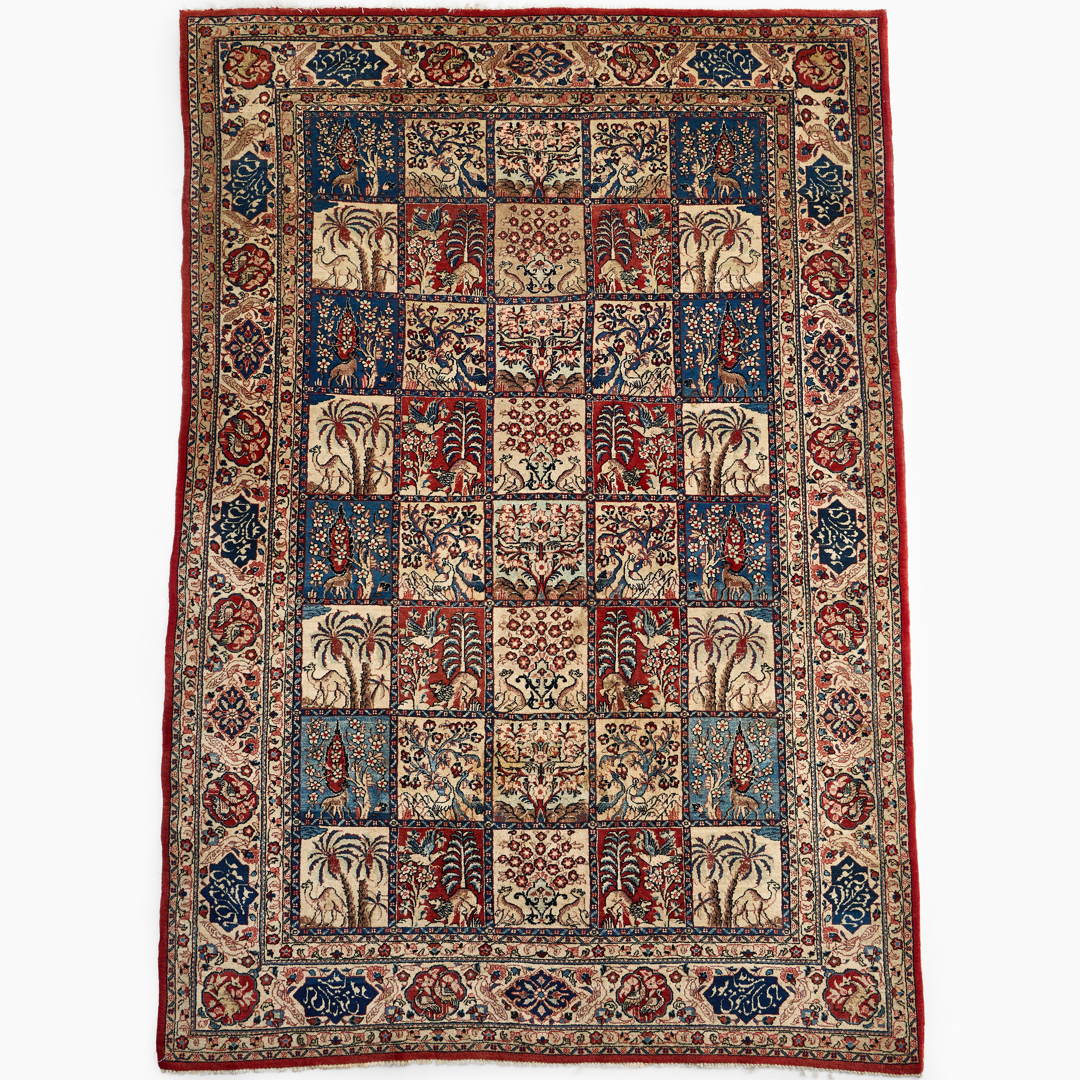 ORIENTMATTA, indopersisk trädgårdsmatta, ca 315x212cm.