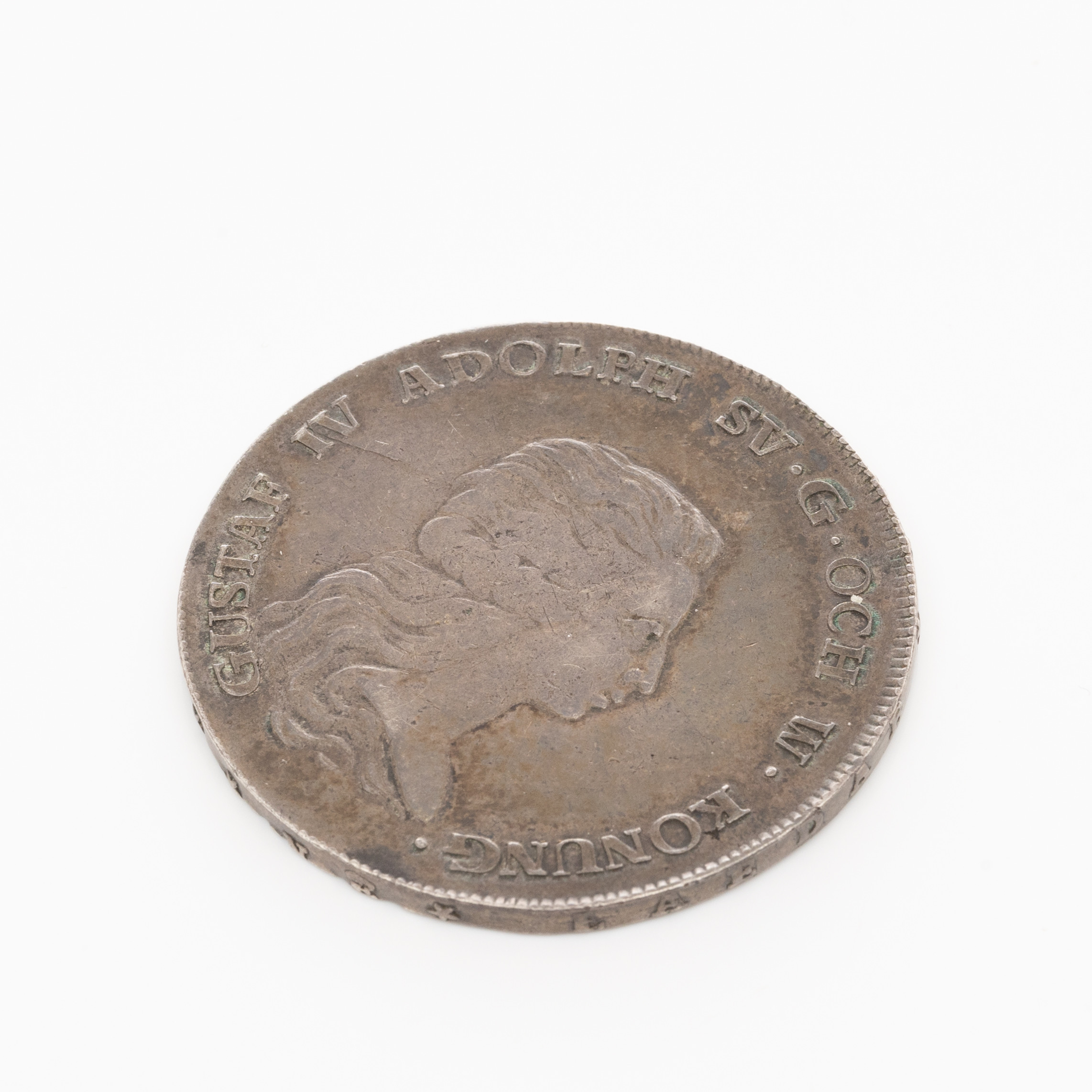 SILVERMYNT, 1 Riksdaler, 1794, Gustav VI Adolf.
