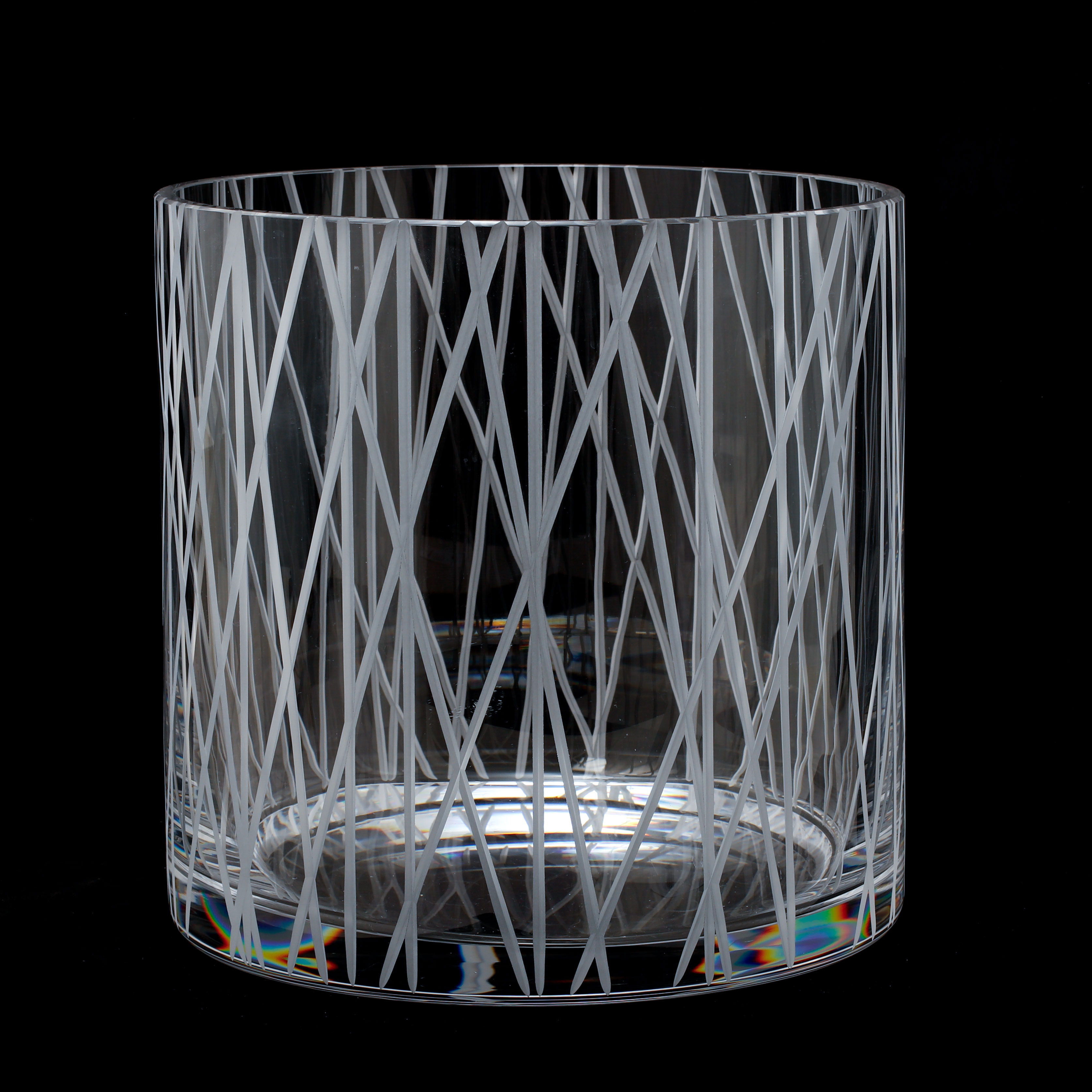 ANNE NILSSON. Vas/skål, Orrefors, signerad No. 4881-26.