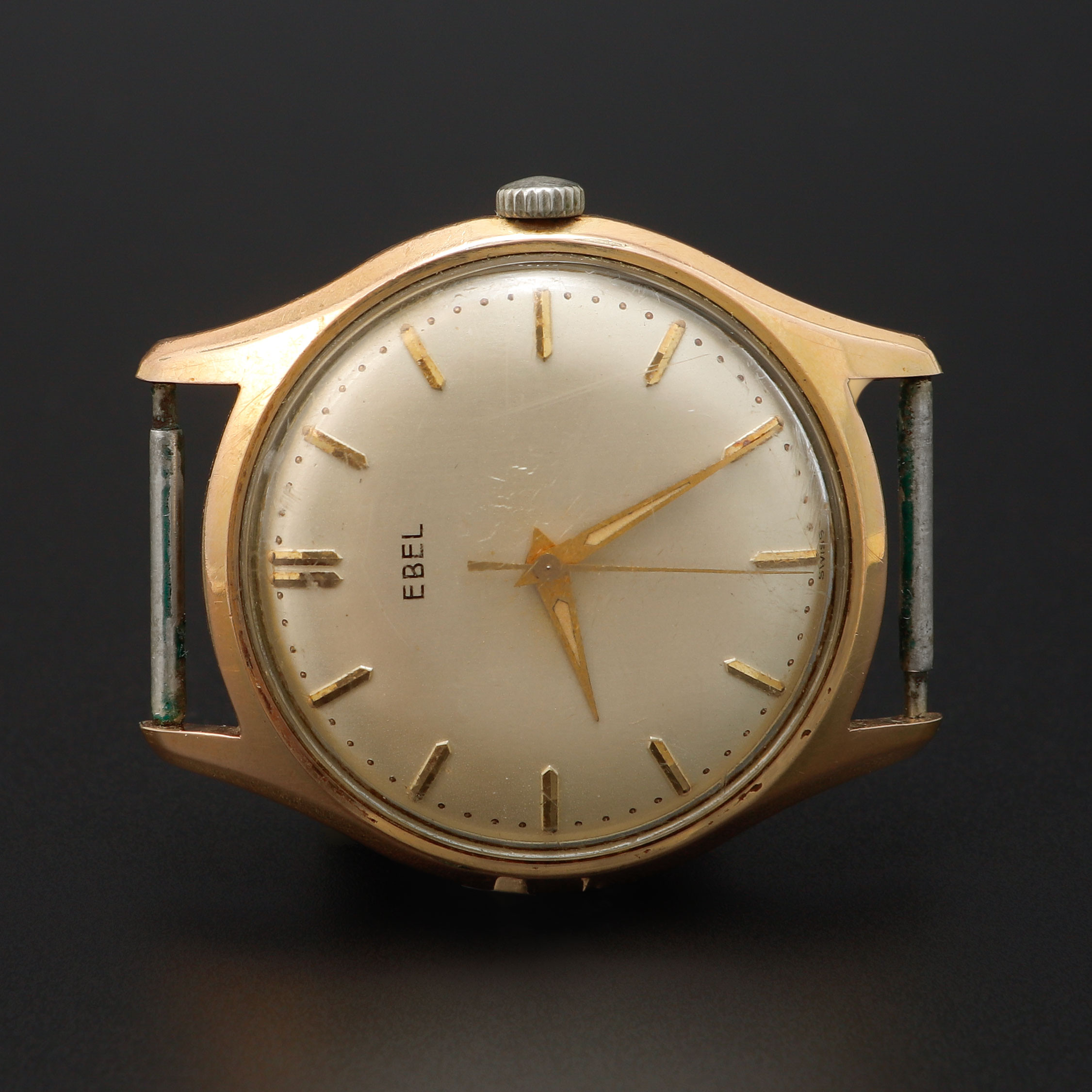 ARMBANDSUR, Ebel, stål/doublé, manuell, 1950/60-tal.