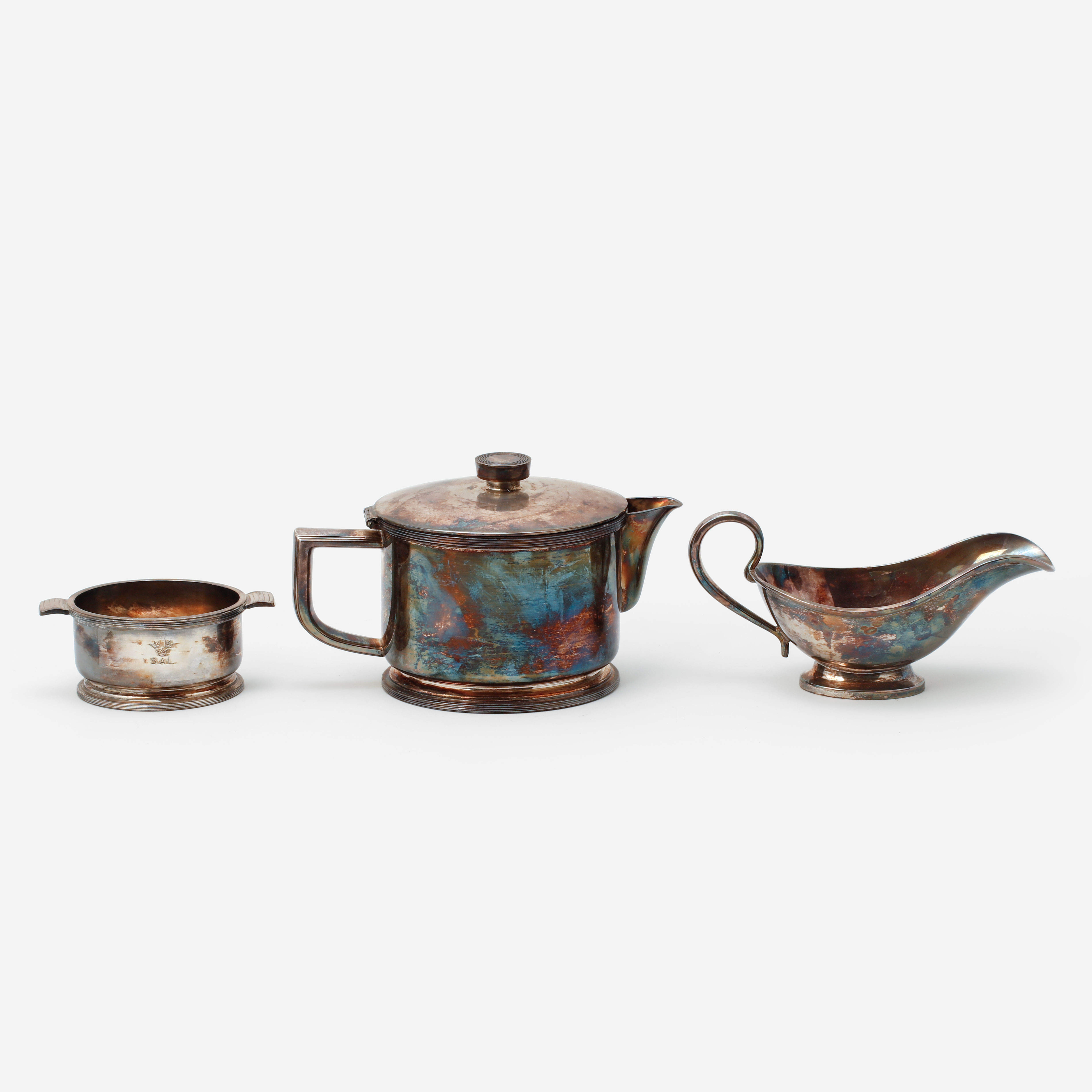 TESERVIS, 3 delar, Gense, Svenska Amerika Linjen.