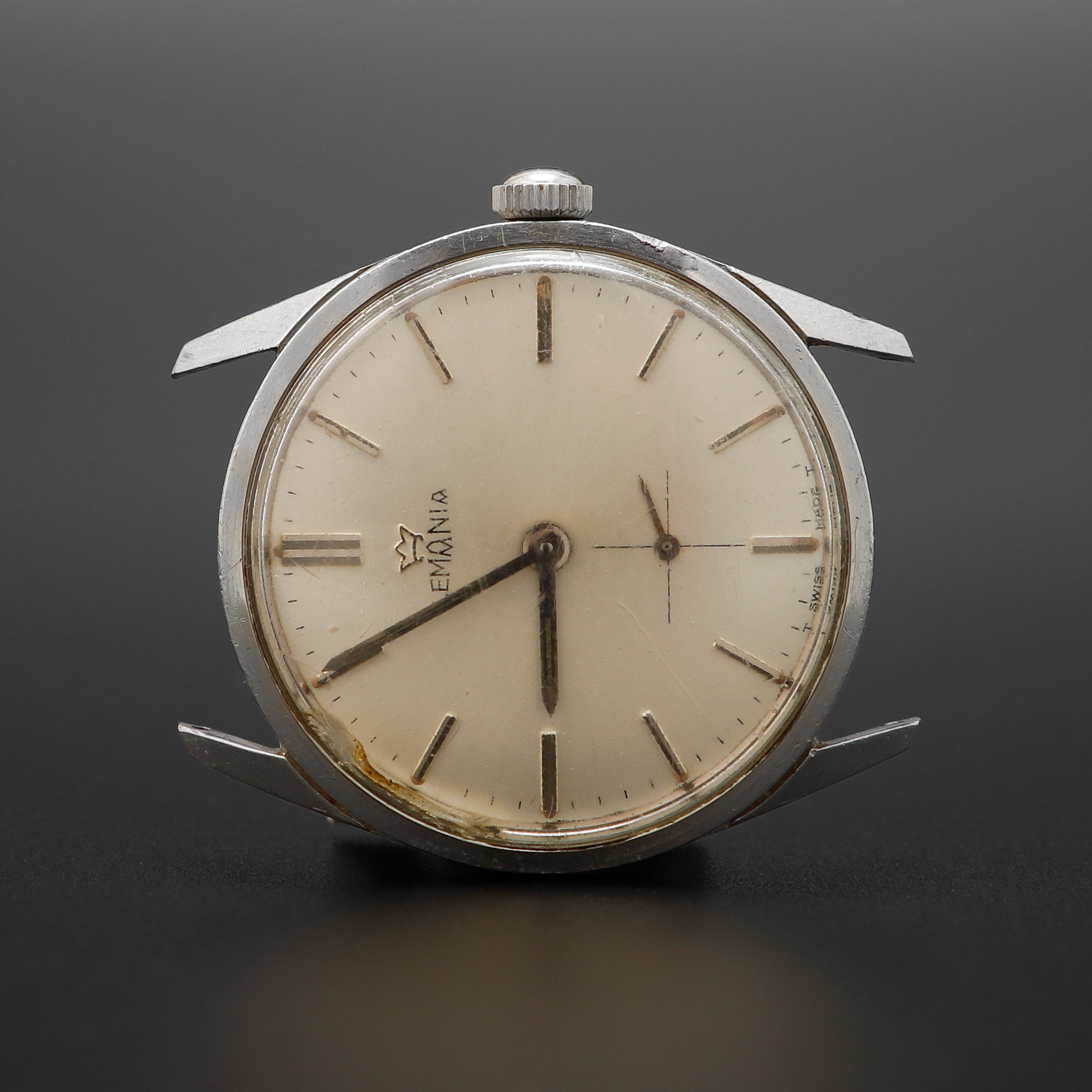 ARMBANDSUR, Lemania, stål, manuell, 1960-tal.