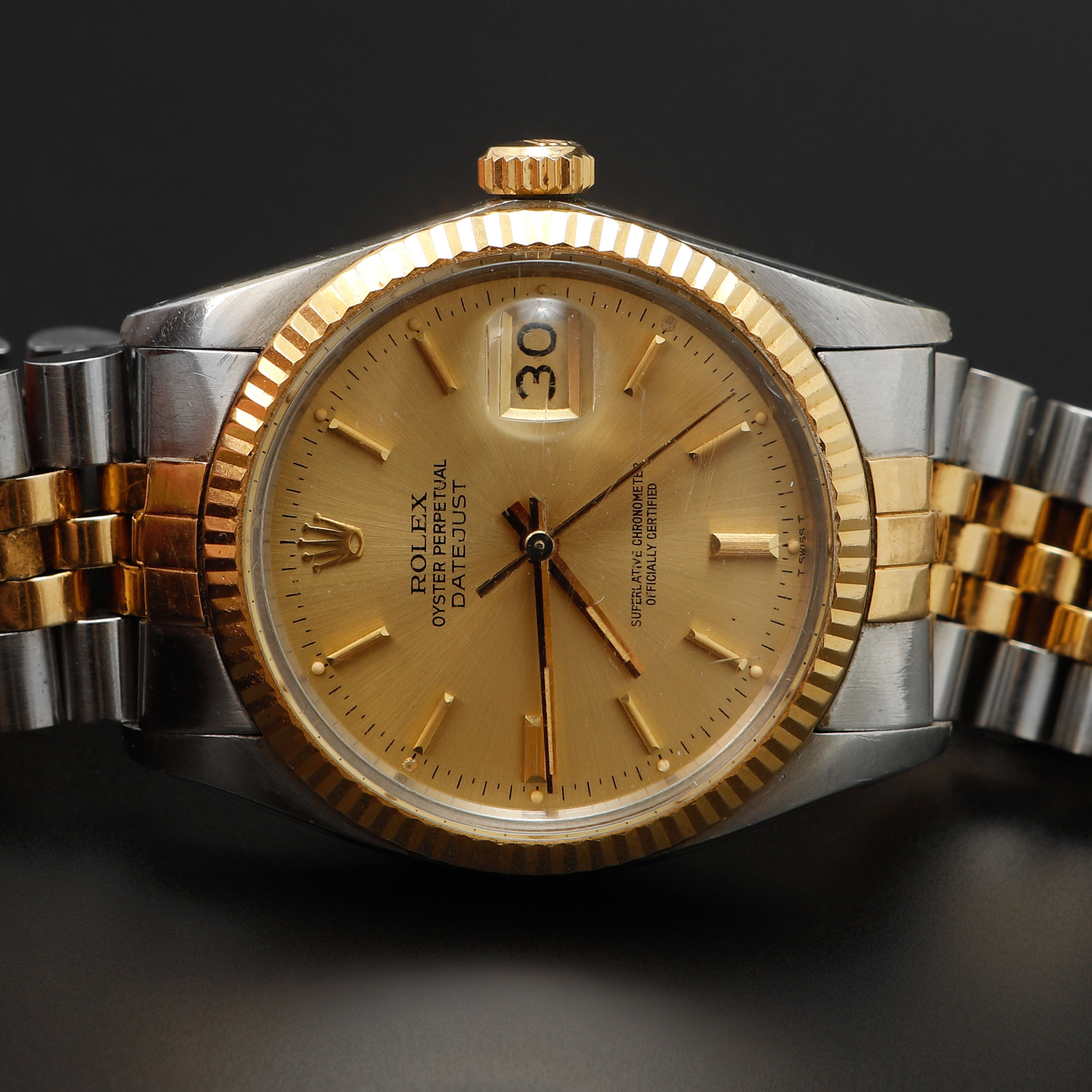 ARMBANDSUR, Rolex, Datejust, guld/stål, automatisk, ca 1982.
