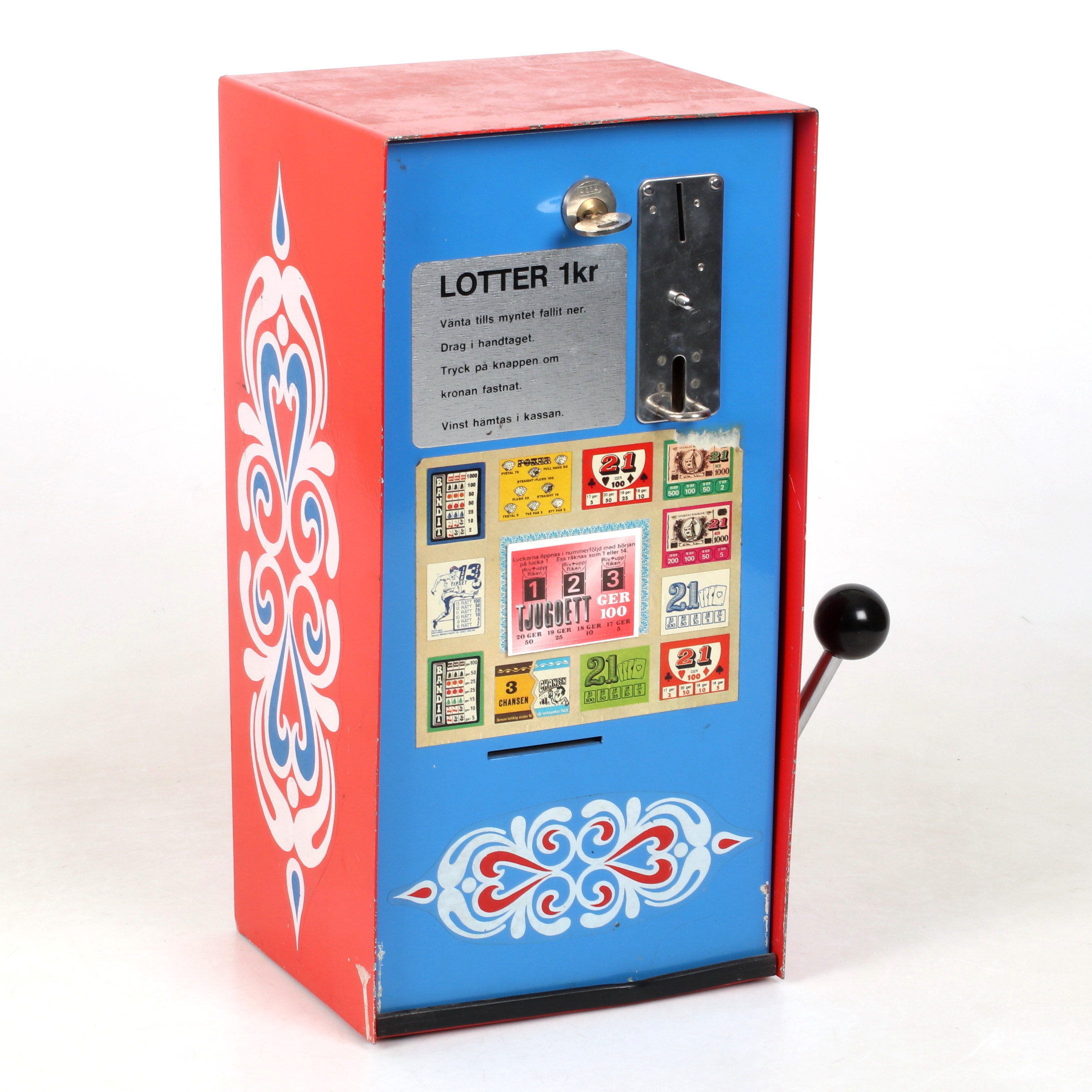 LOTTAUTOMAT/MASKIN, Sterners Specialfabriks Ab. Ringo Bingo AB. 1970-tal.