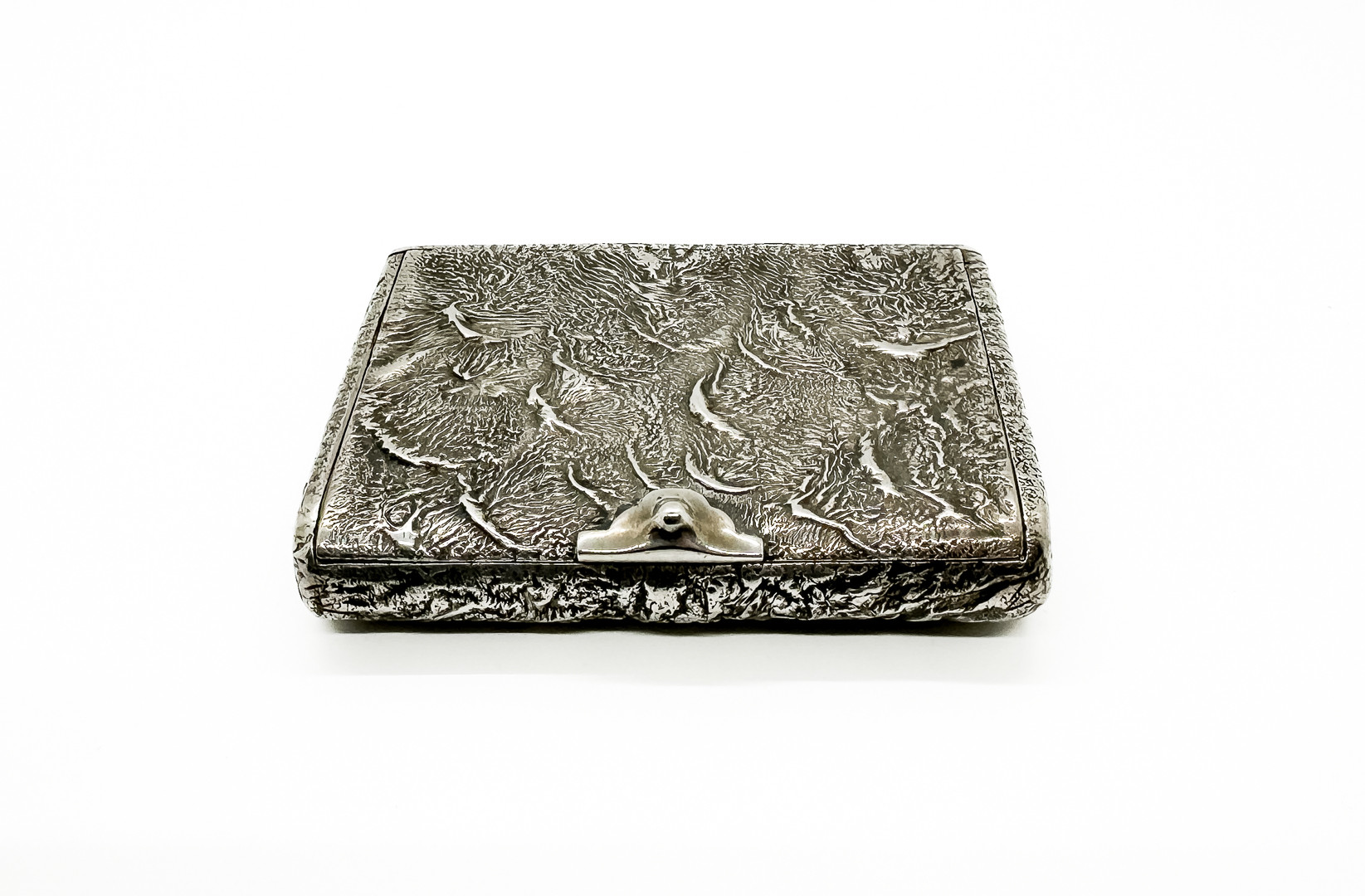 CIGARETTETUI, silver, Warszawa, Polen, 1920-62.