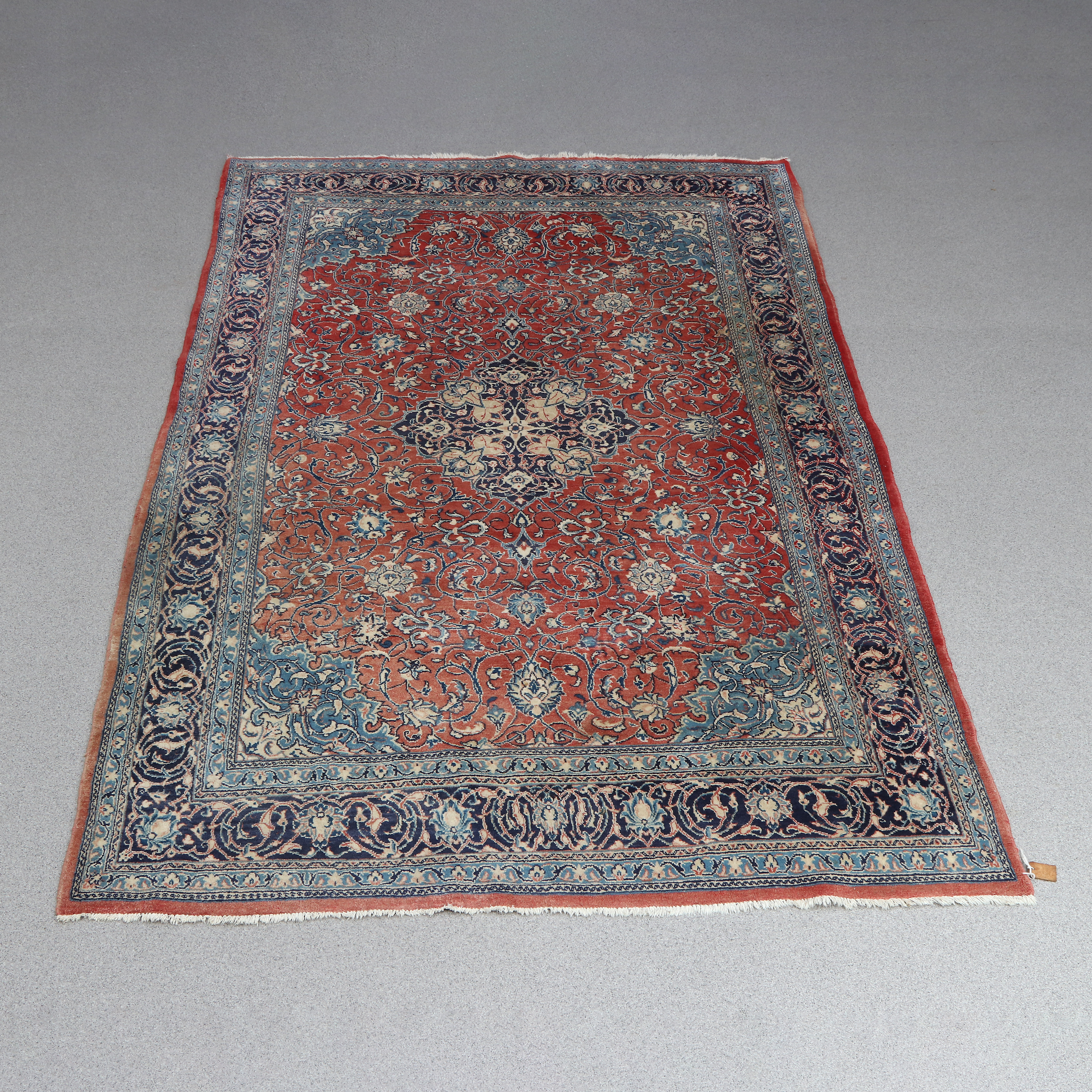 ORIENTALISK SALONGSMATTA. Handknuten, ull på bomullsvarp.