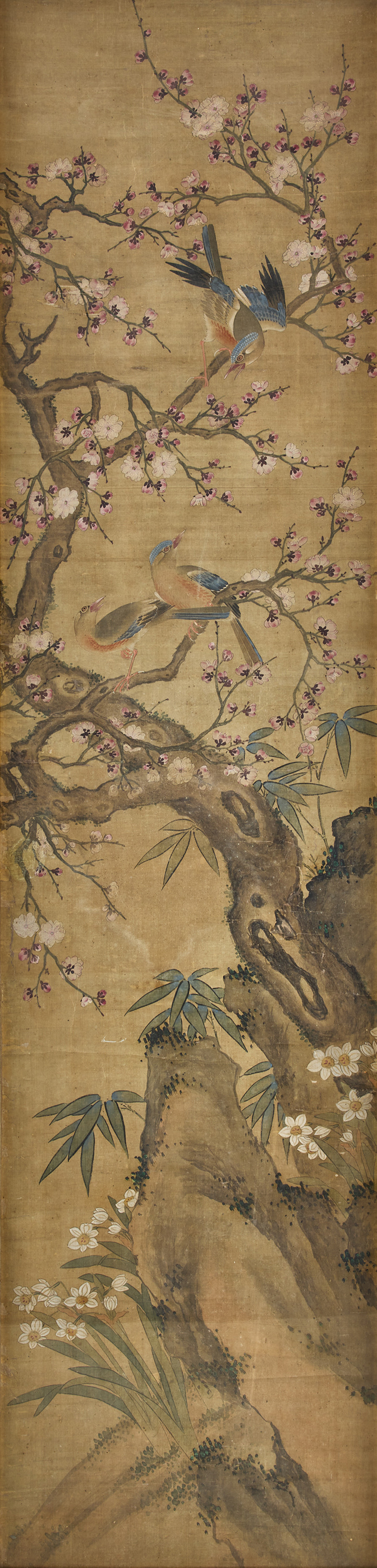 A Chinese Ink and Colour on Silk.