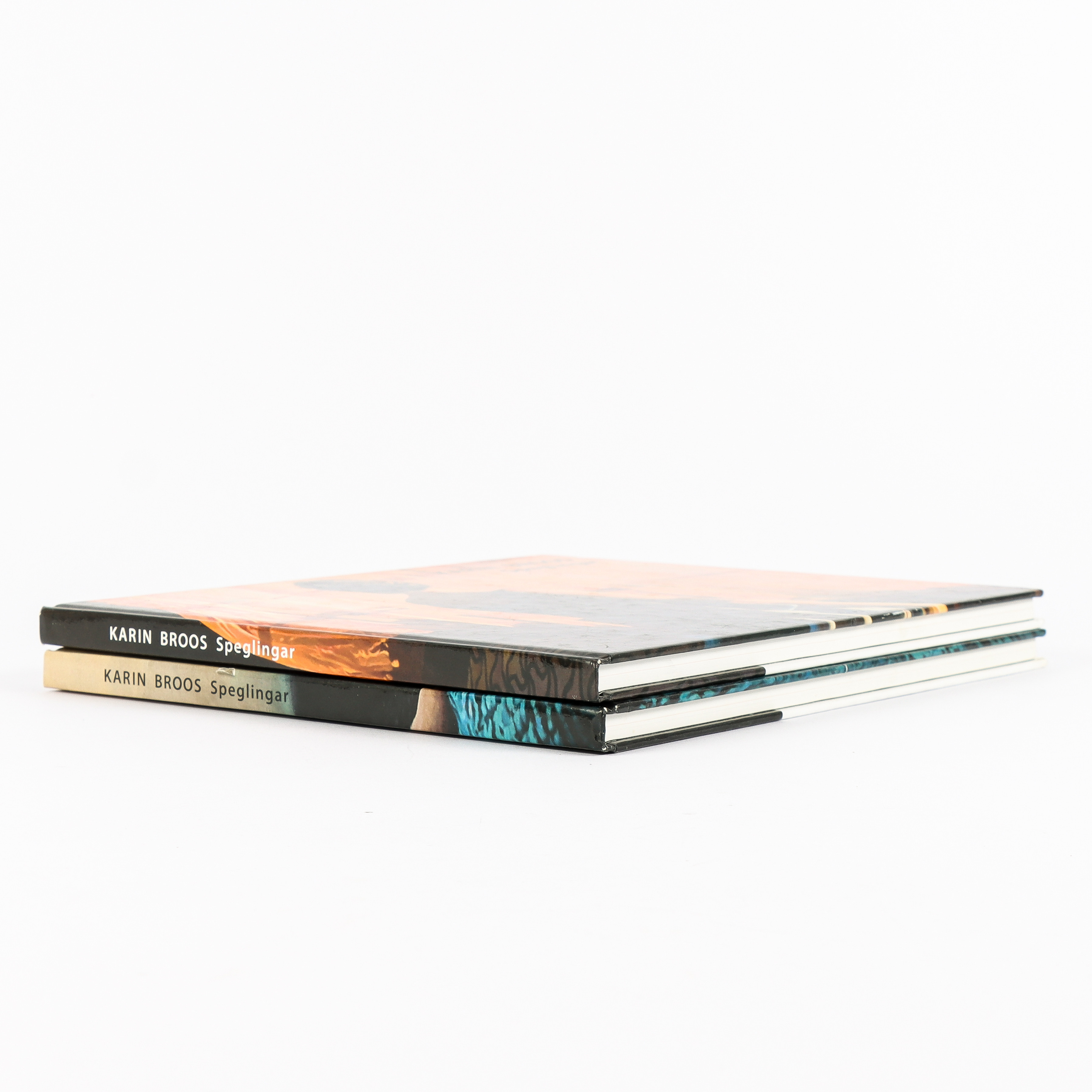 BÖCKER 2 stycken, Karin Broos, Speglingar.