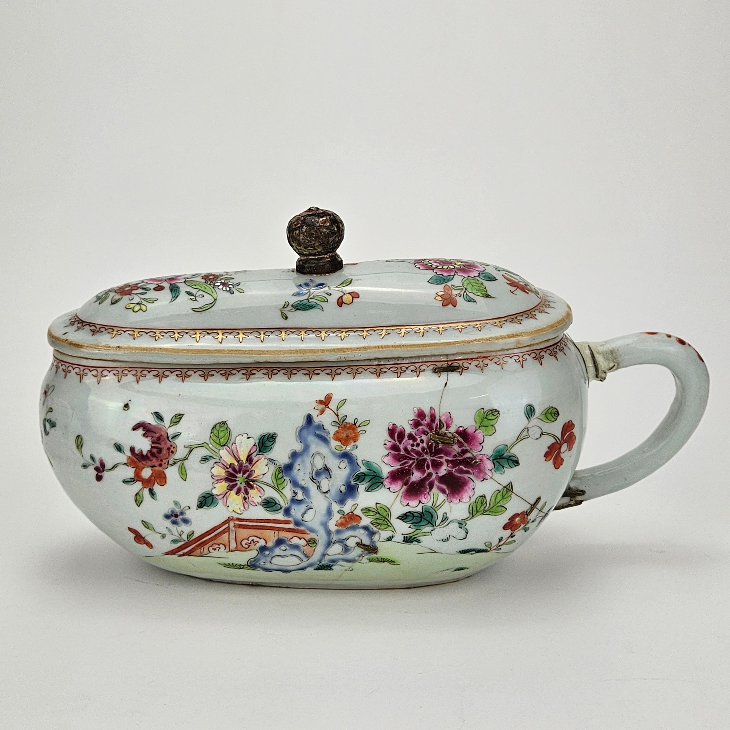 BORDALOUE, porslin, famille rose, Kina, 1700/1800-tal.