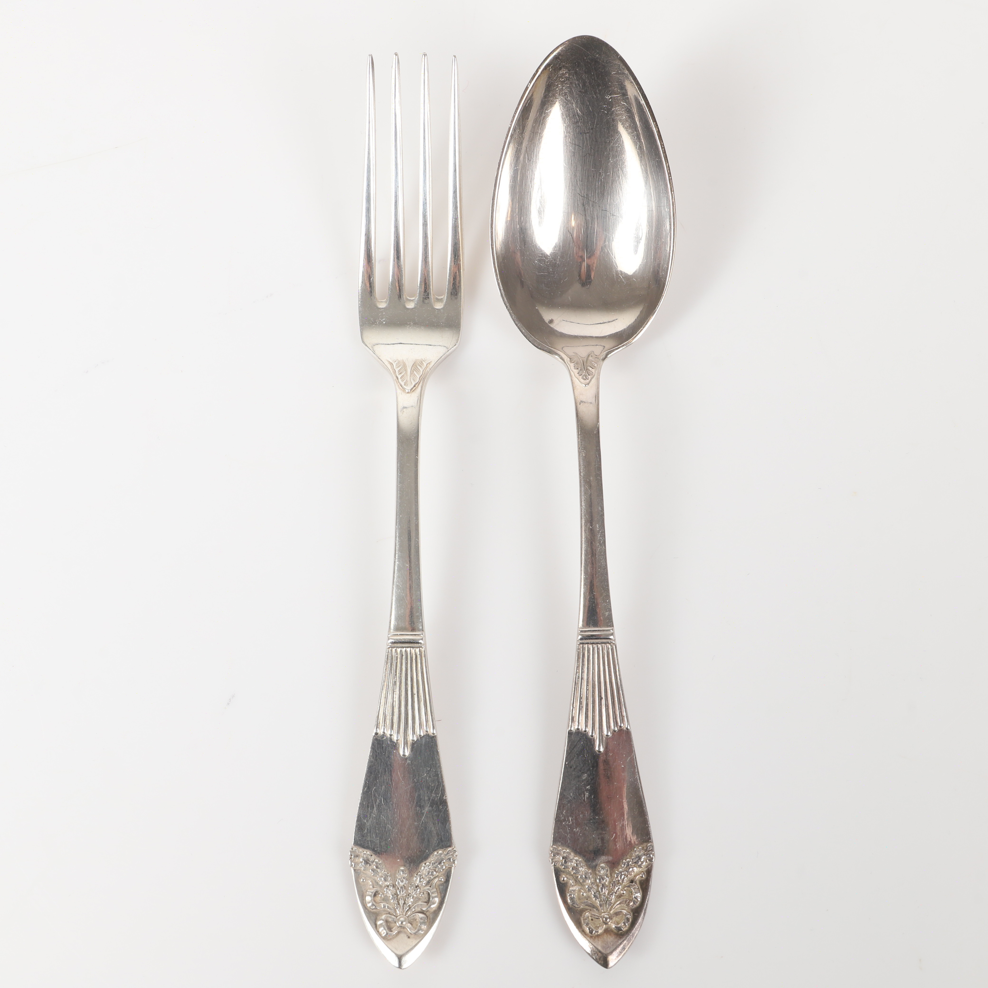 BESTIK, 18 delar, "Empire", nysilver.