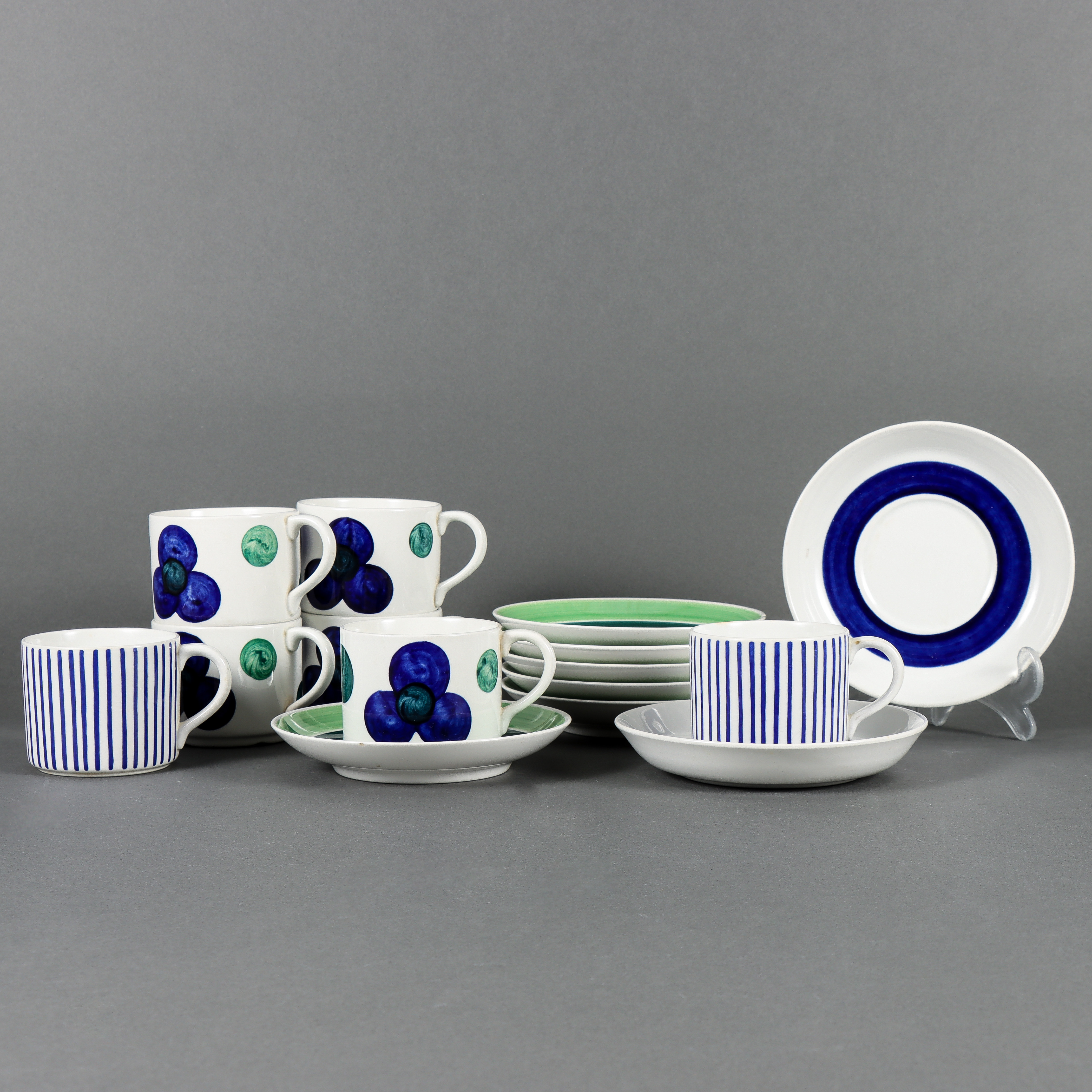 KAFFEKOPPAR porslin, retro.