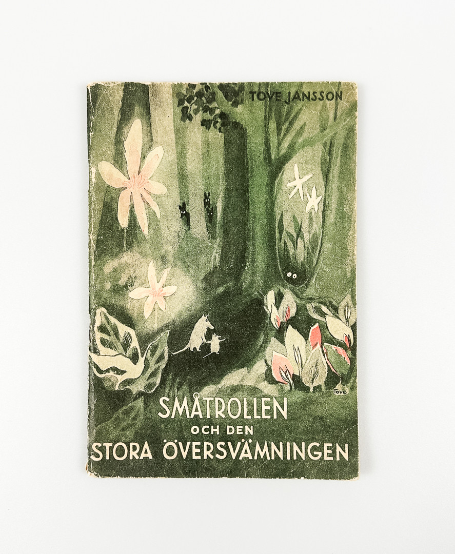 TOVE JANSSON. "Småtrollen och den stora översvämningen", Helsingfors 1945.