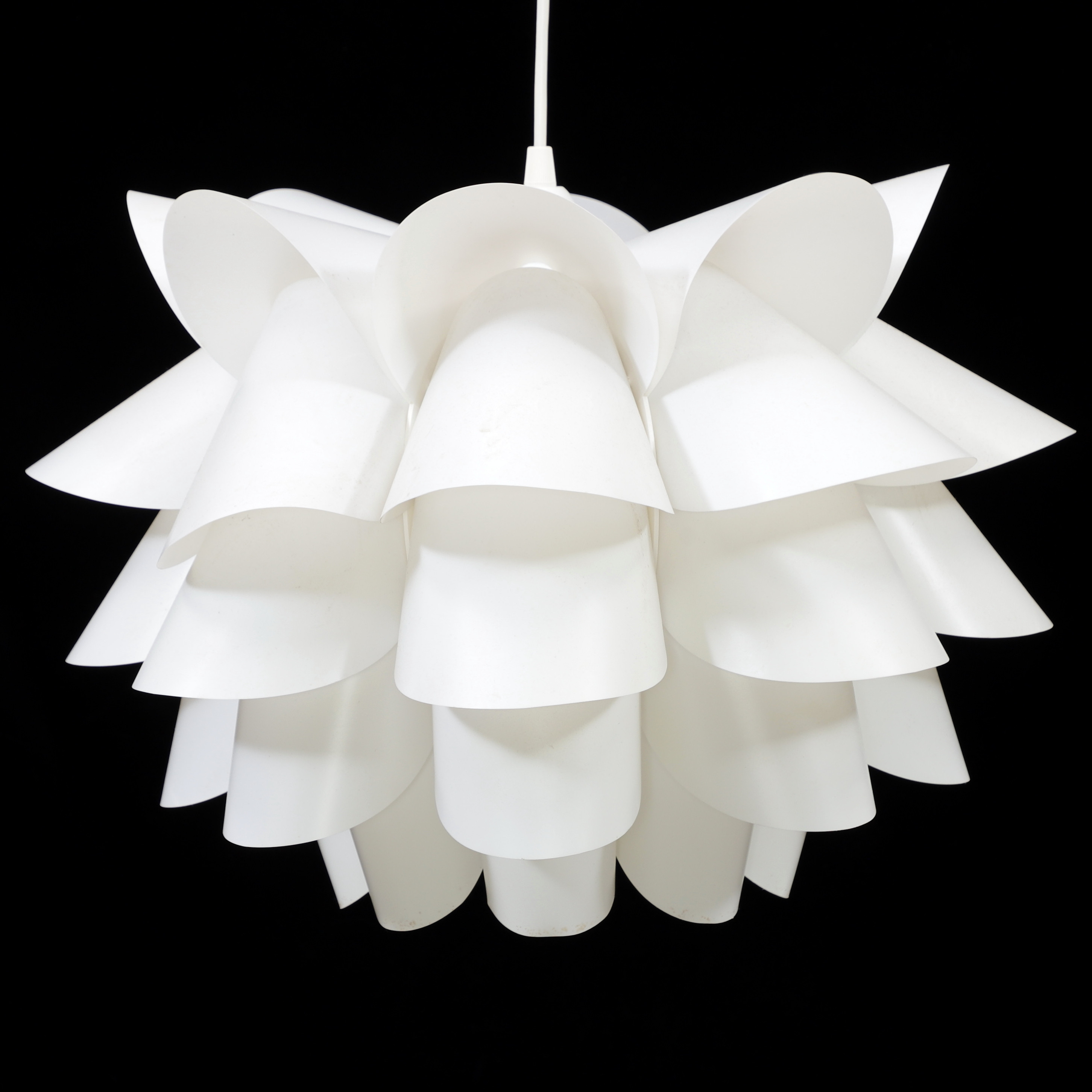 BRYLLE & JACOBSSEN. Taklampa, plast, 1900/2000-tal.