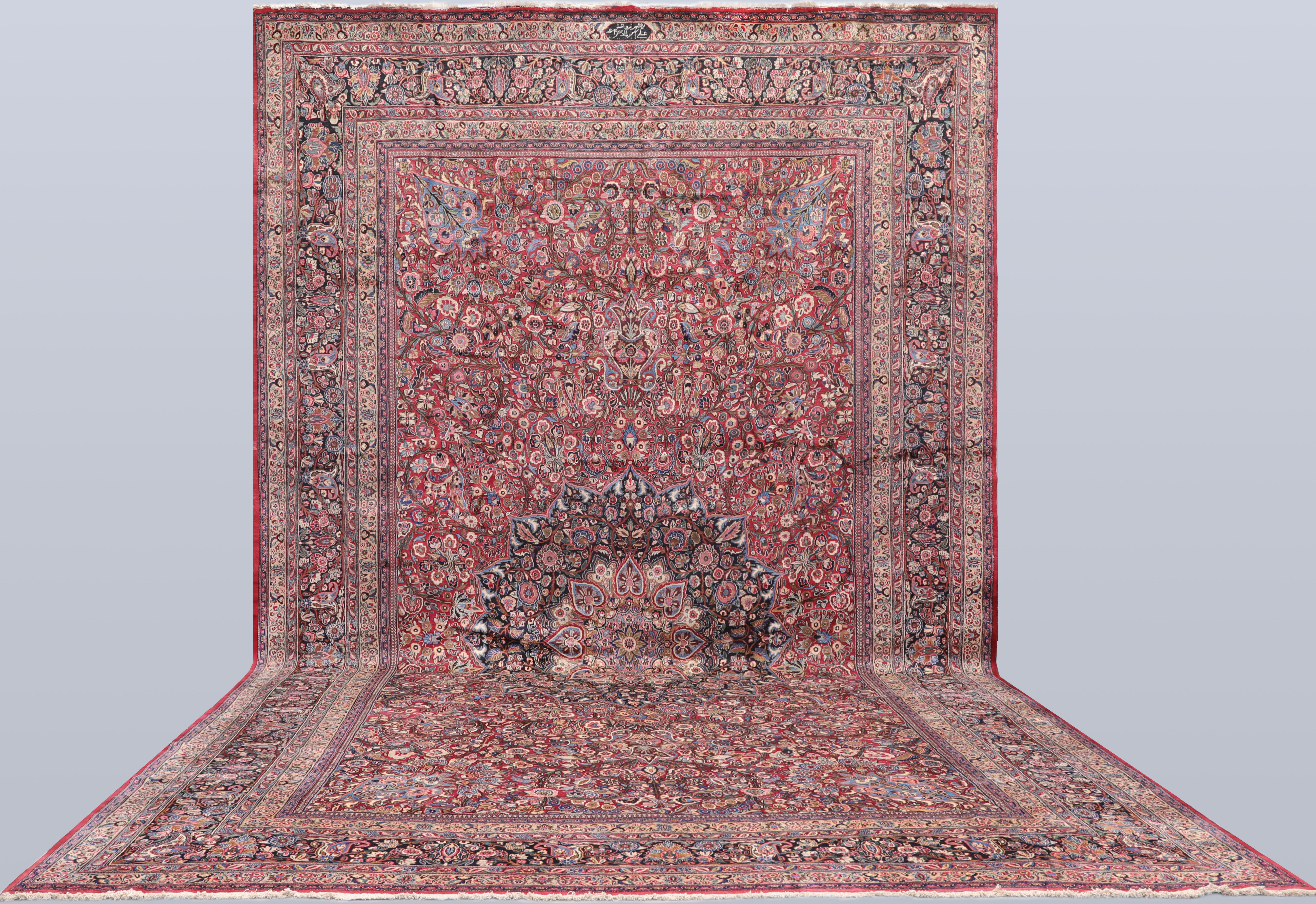 MATTA. Antik Dorokhsh (Khorasan), signerad, 636 x 377 cm.