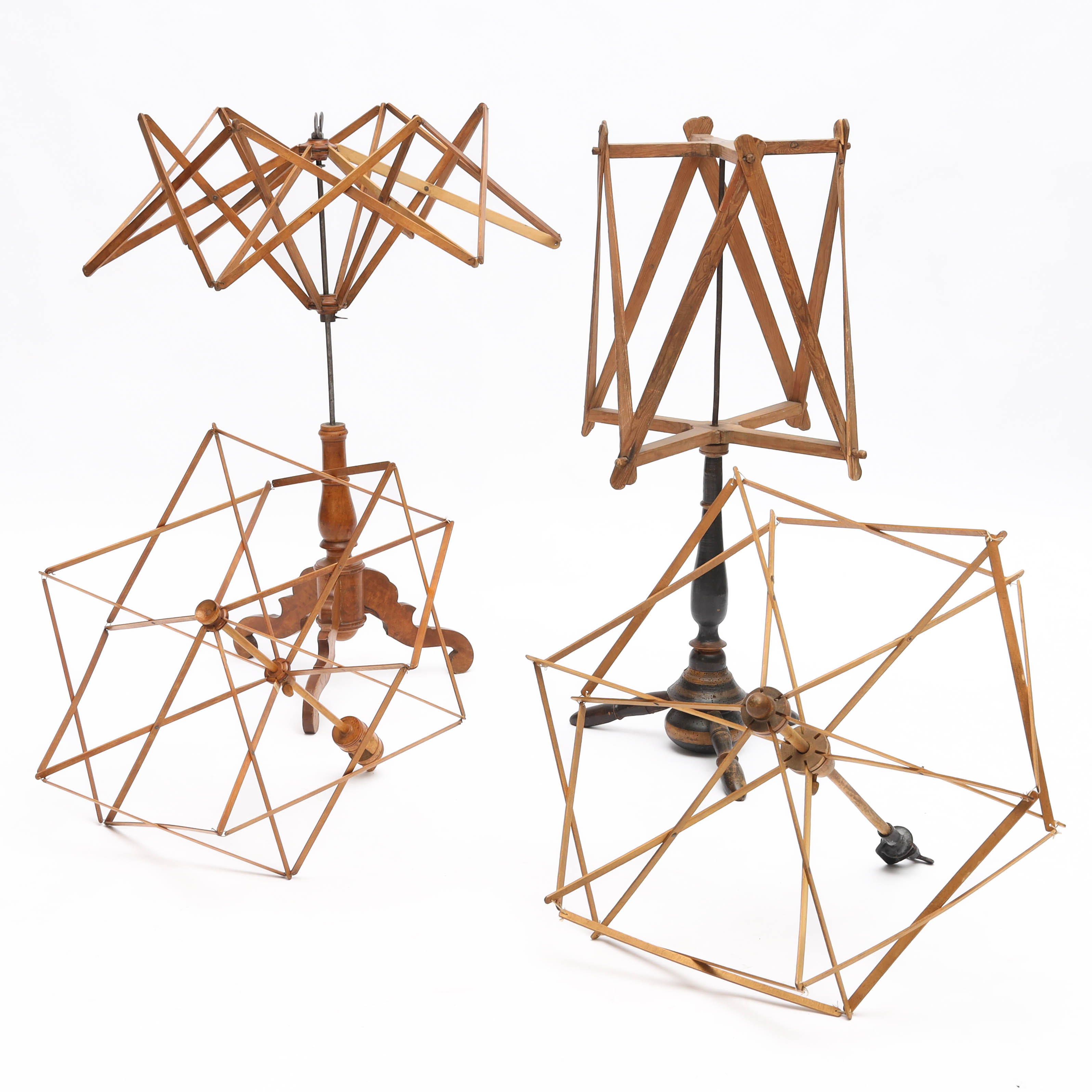 GARNVINDOR/NYSTVINDOR, 4 delar, 1800-tal.