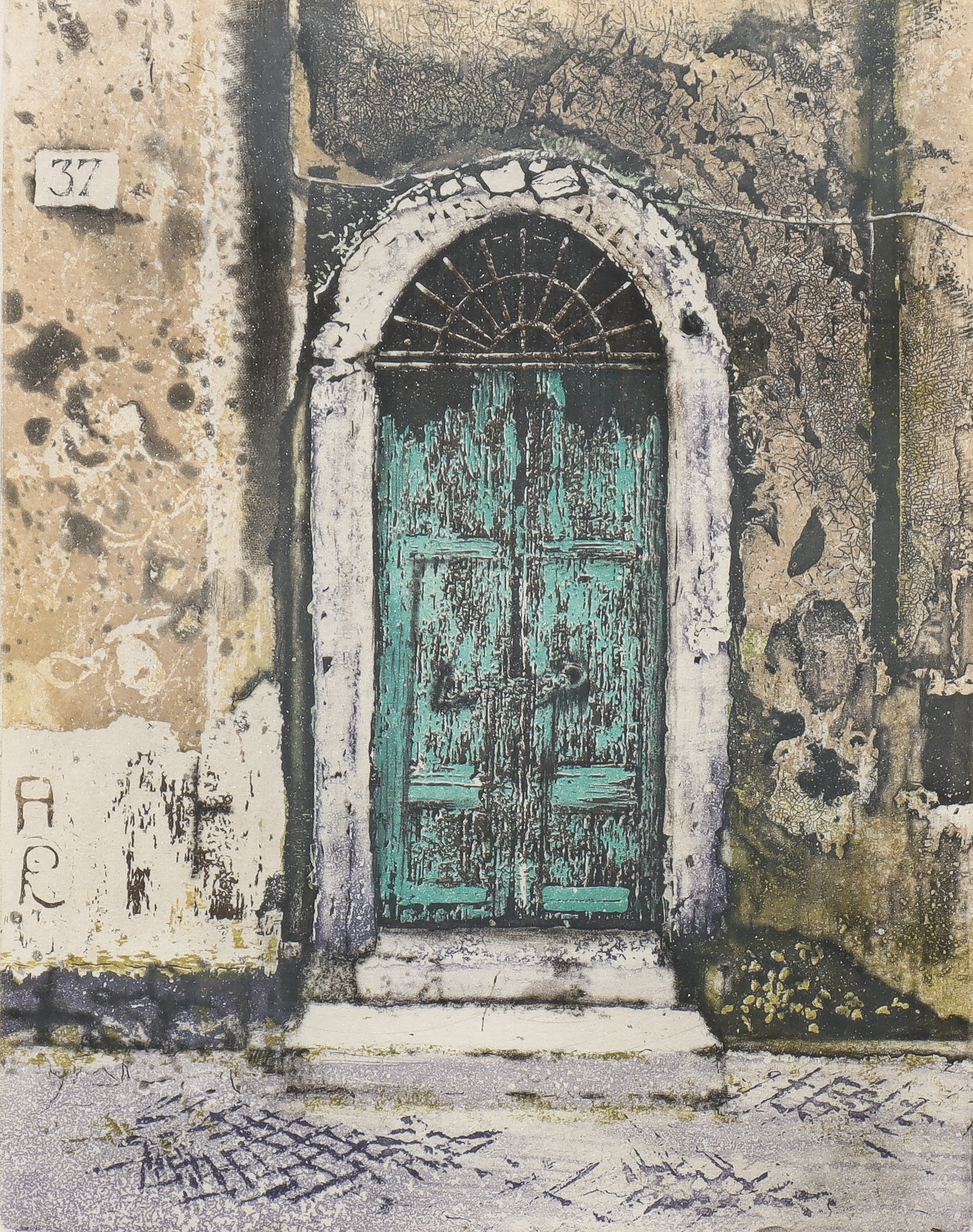 JOSEF SCHIBLI. Etsning 8/110, signerad.