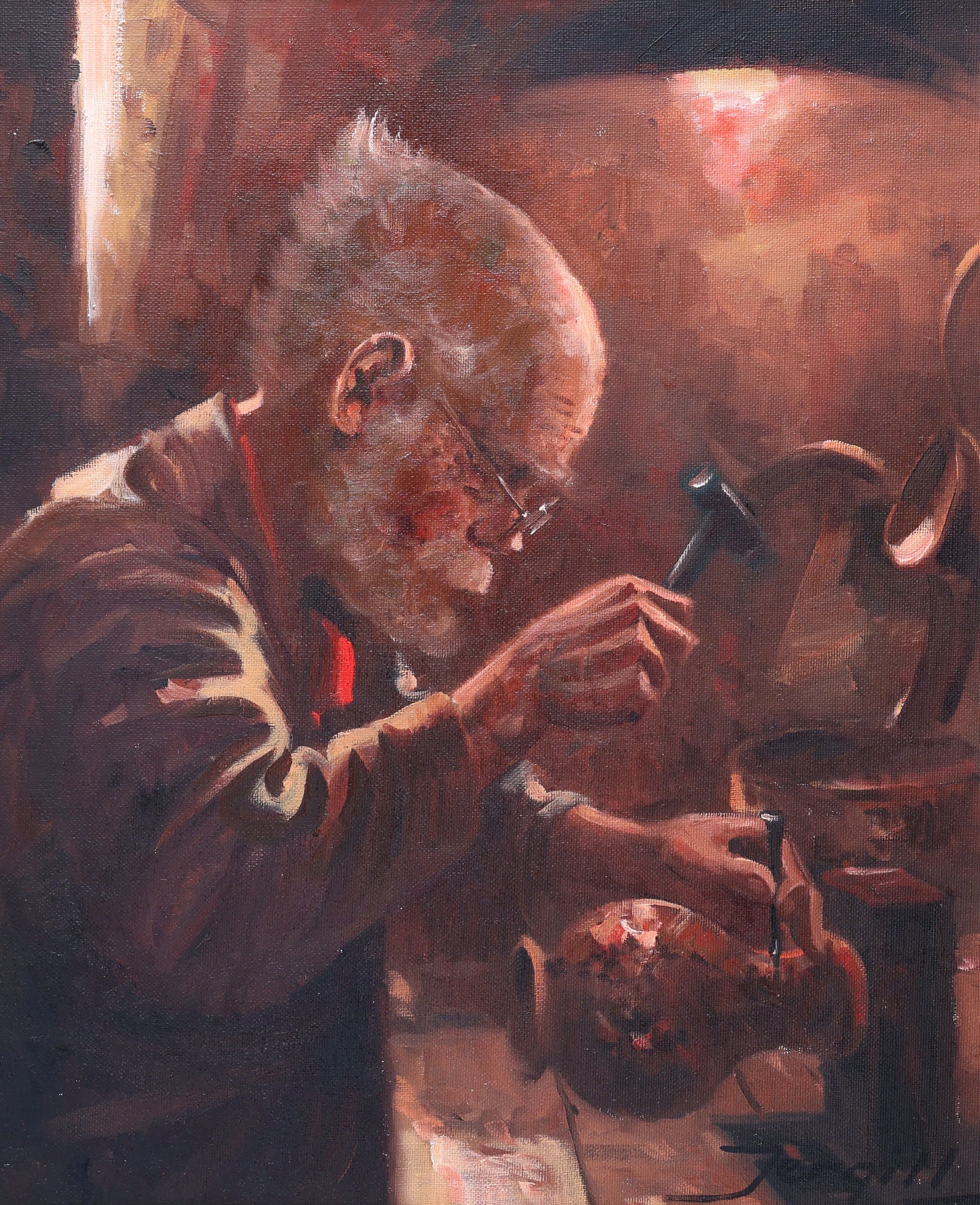 TORALF JERGILL. Olja på duk, signerad.