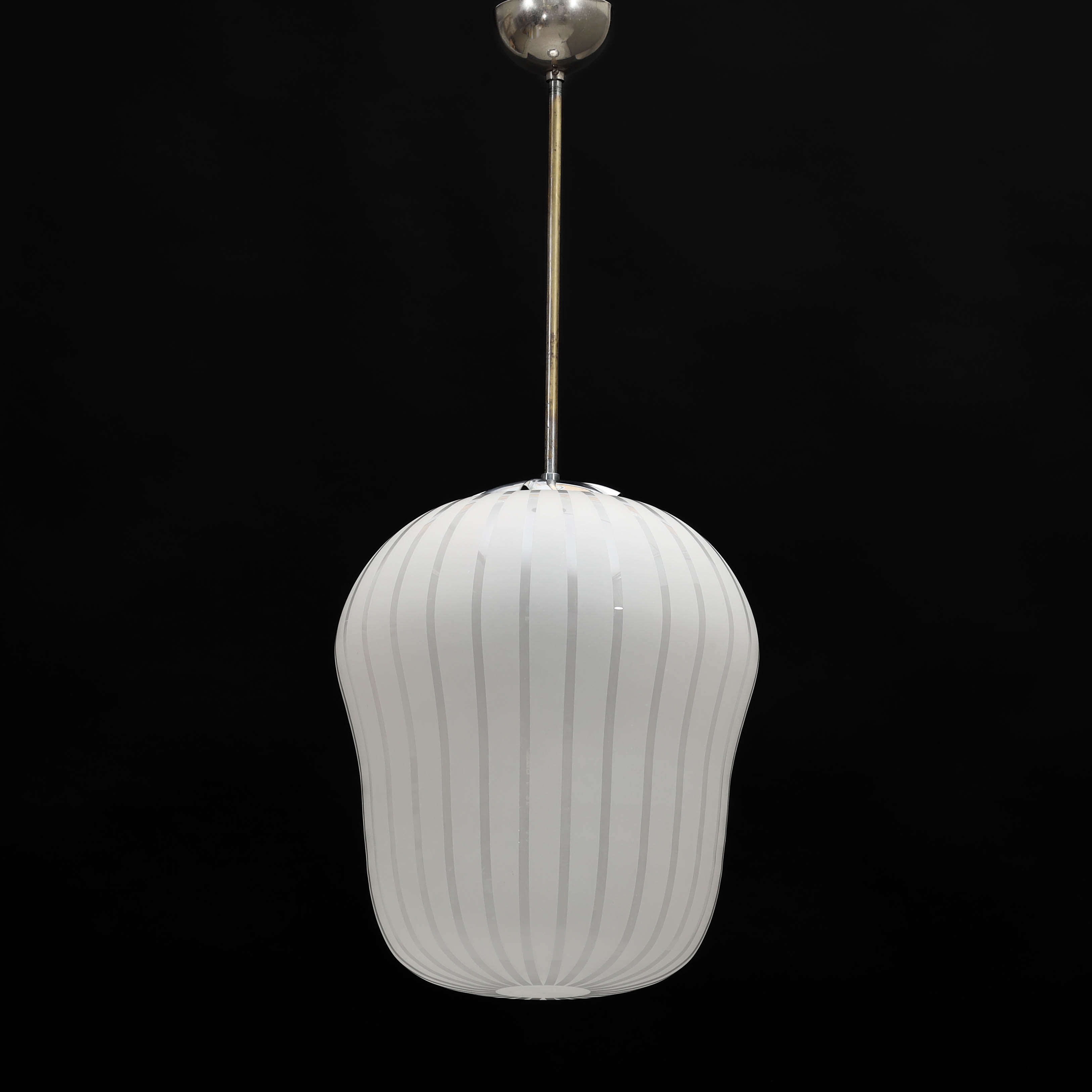 HARALD NOTINI. Taklampa/pendel, modell 11335, Arvid Böhlmarks Lampfabrik, 1940-tal.