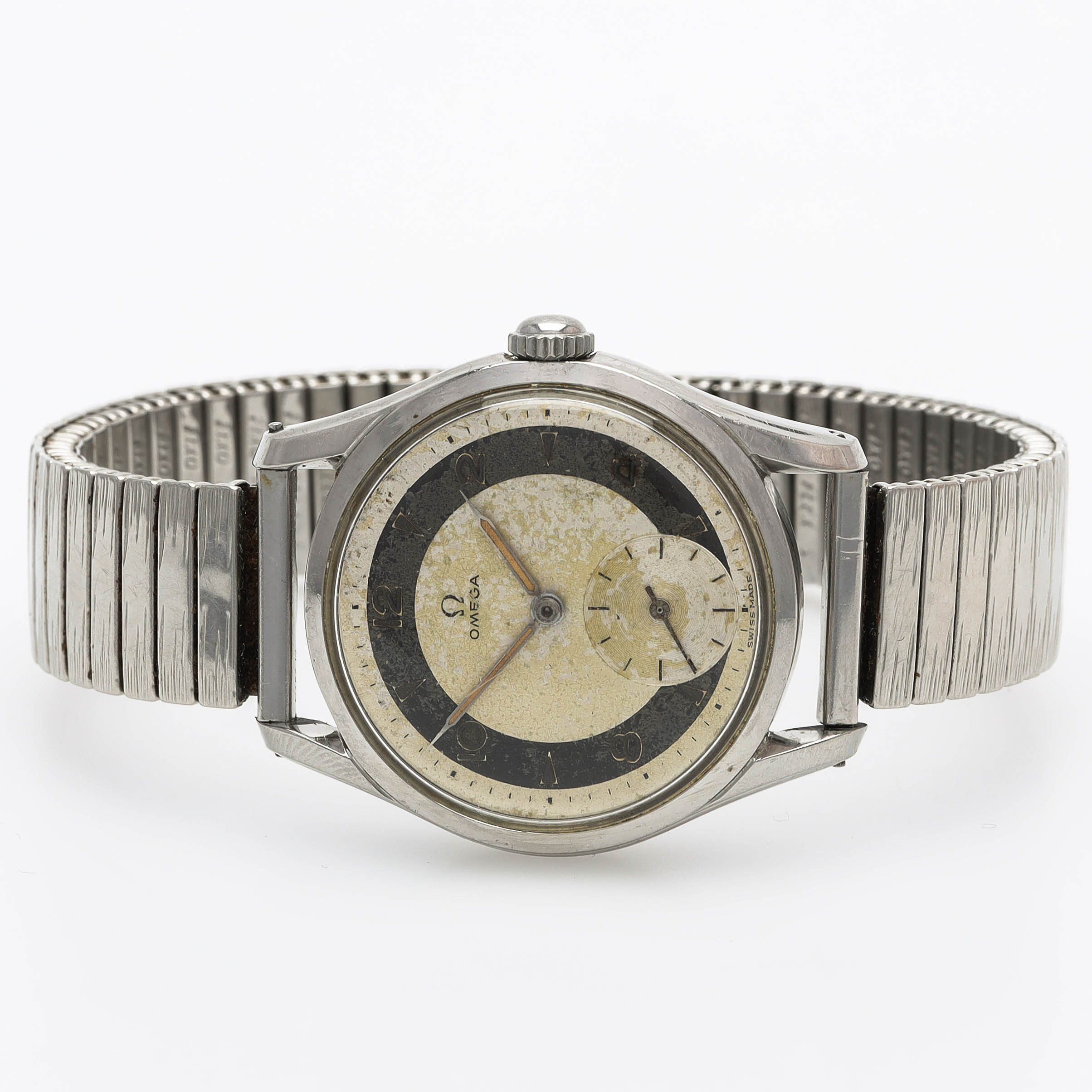 OMEGA, armbandsur, stål, 36 mm, 40-tal.