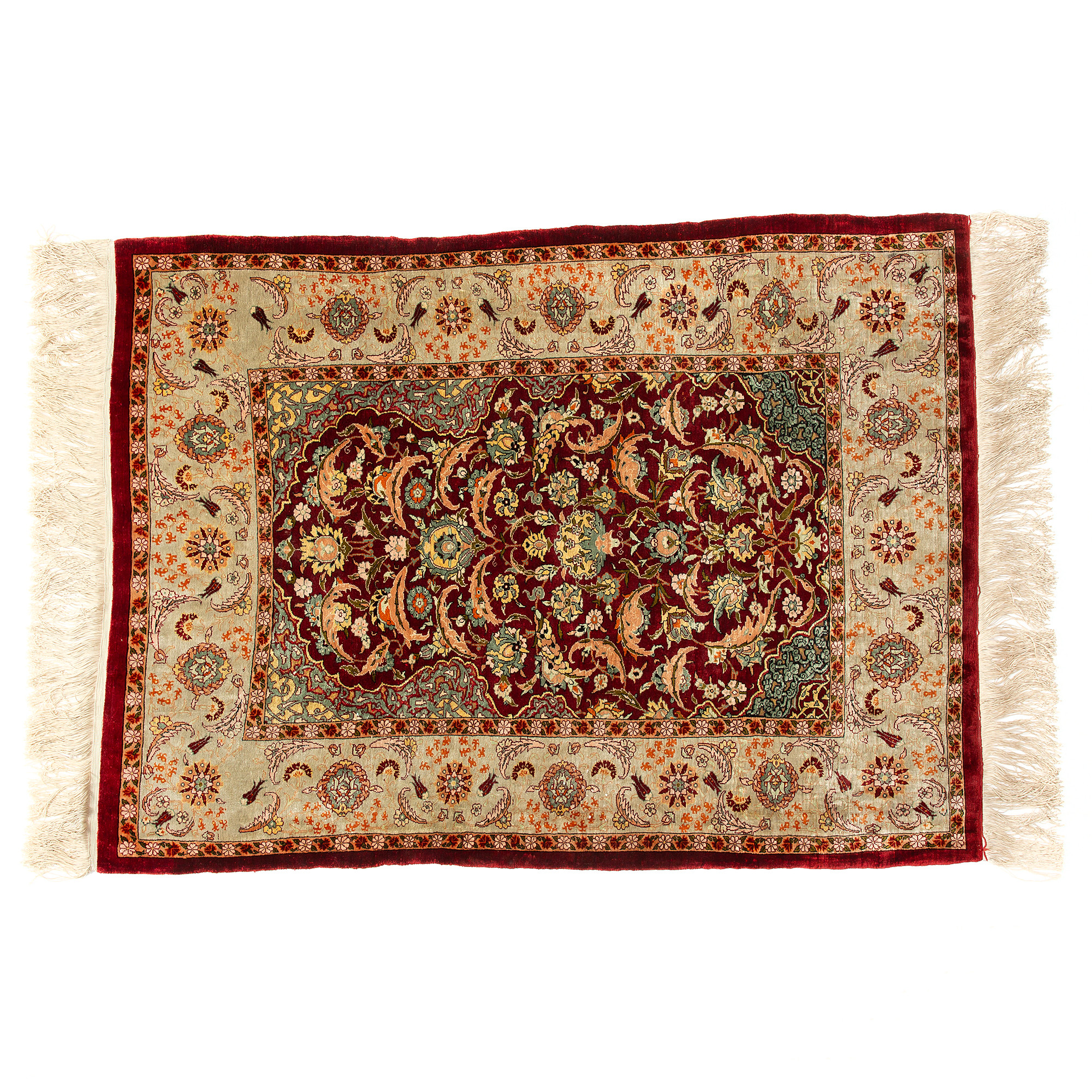 MATTA. Kirman, silke, semiantik, 108 x 79 cm.