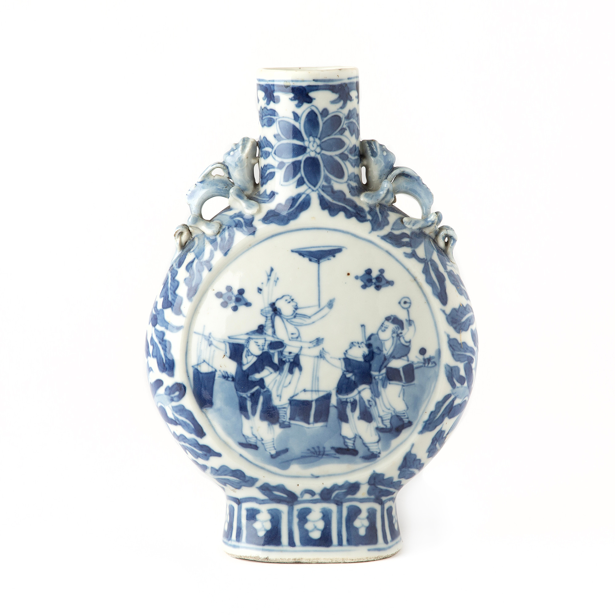 PILGRIMSFLASKA, porslin, Kina, 1800-tal.