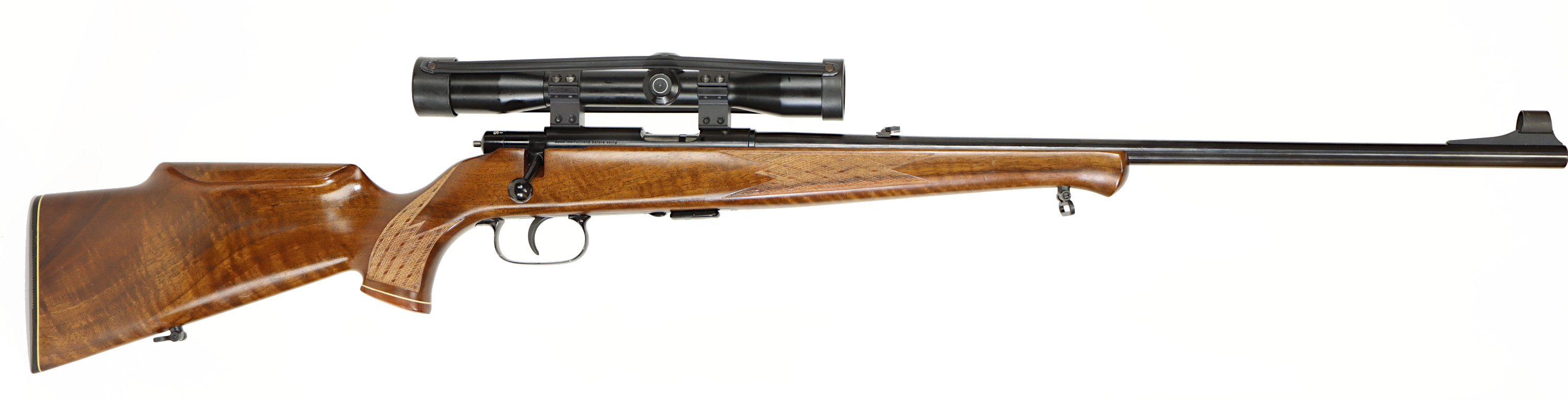 KULGEVÄR, fabrikat Anschutz, modell 1710, kaliber .22LR, tillv.nr 1366301, se-nr SE014897.