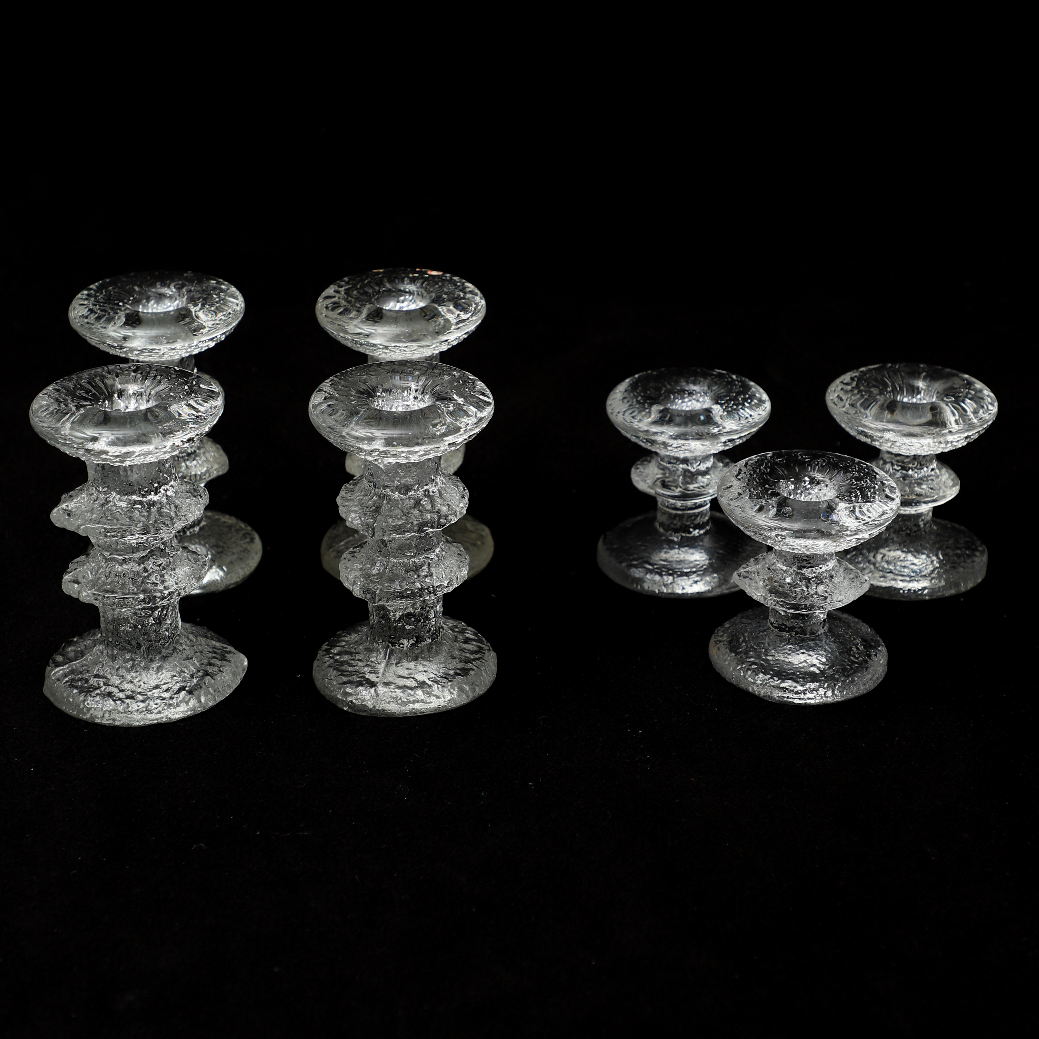 TIMO SARPANEVA. Ljusstakar, 7 st, "Festivo", Iittala.