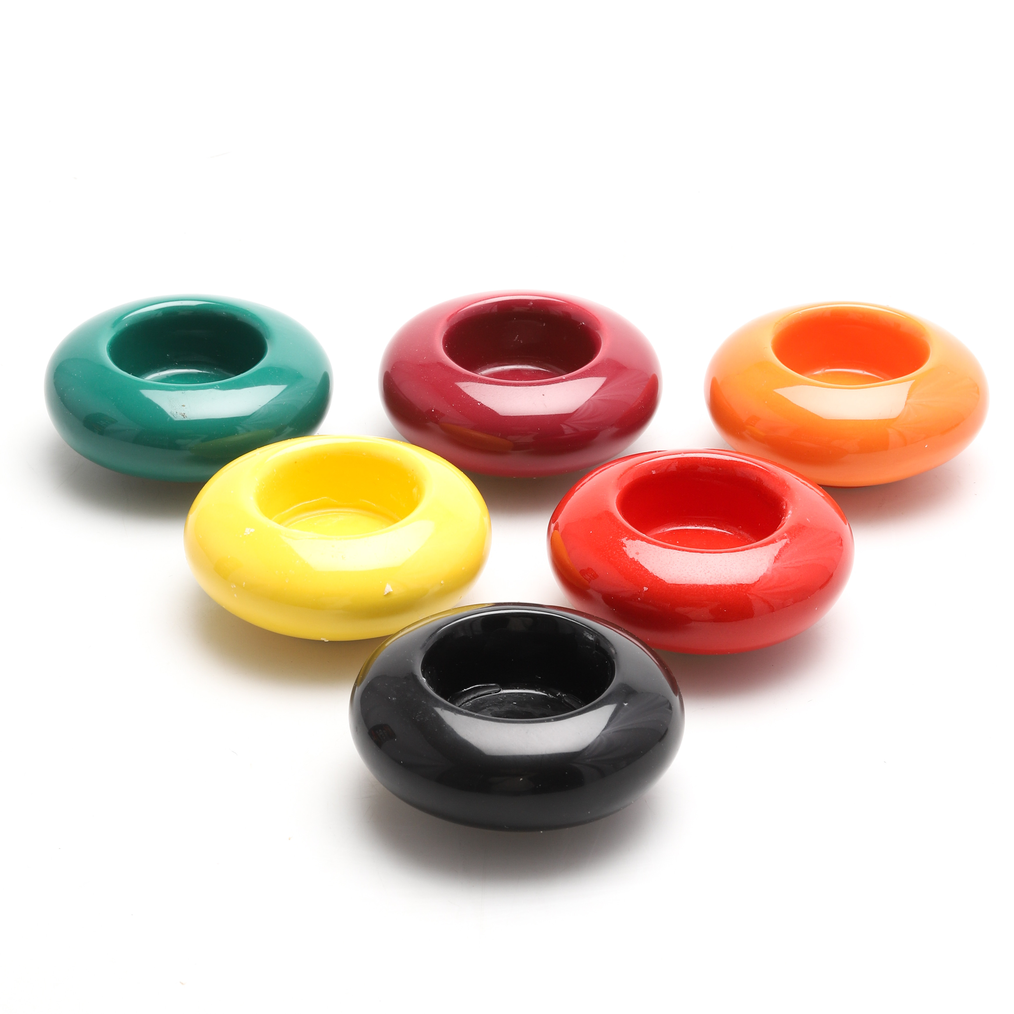 KJELL ENGMAN. Ljuslyktor, 6 st, Non stop, Jie keramik.