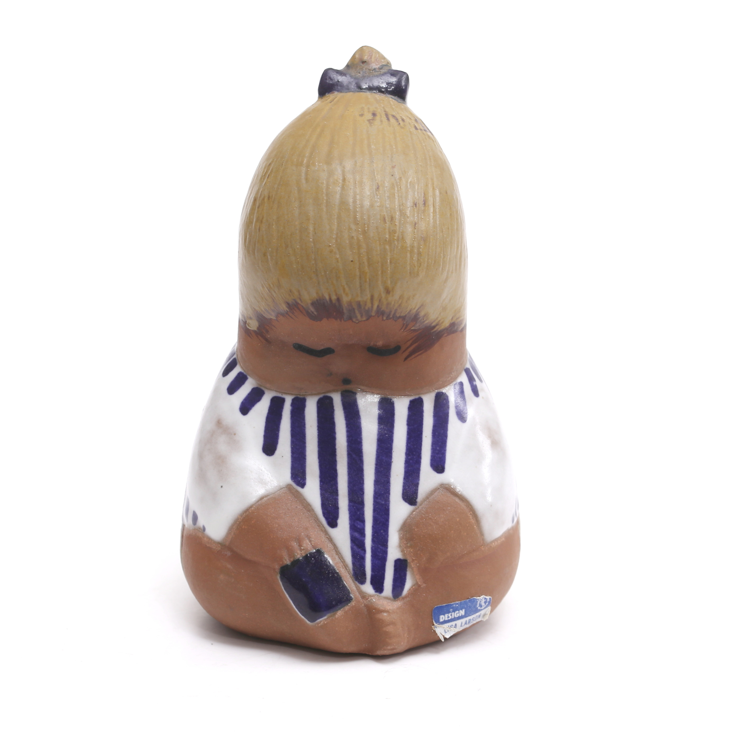 LISA LARSON. Figurin, "Johanna" ur serien Larsons ungar, Gustavsberg.