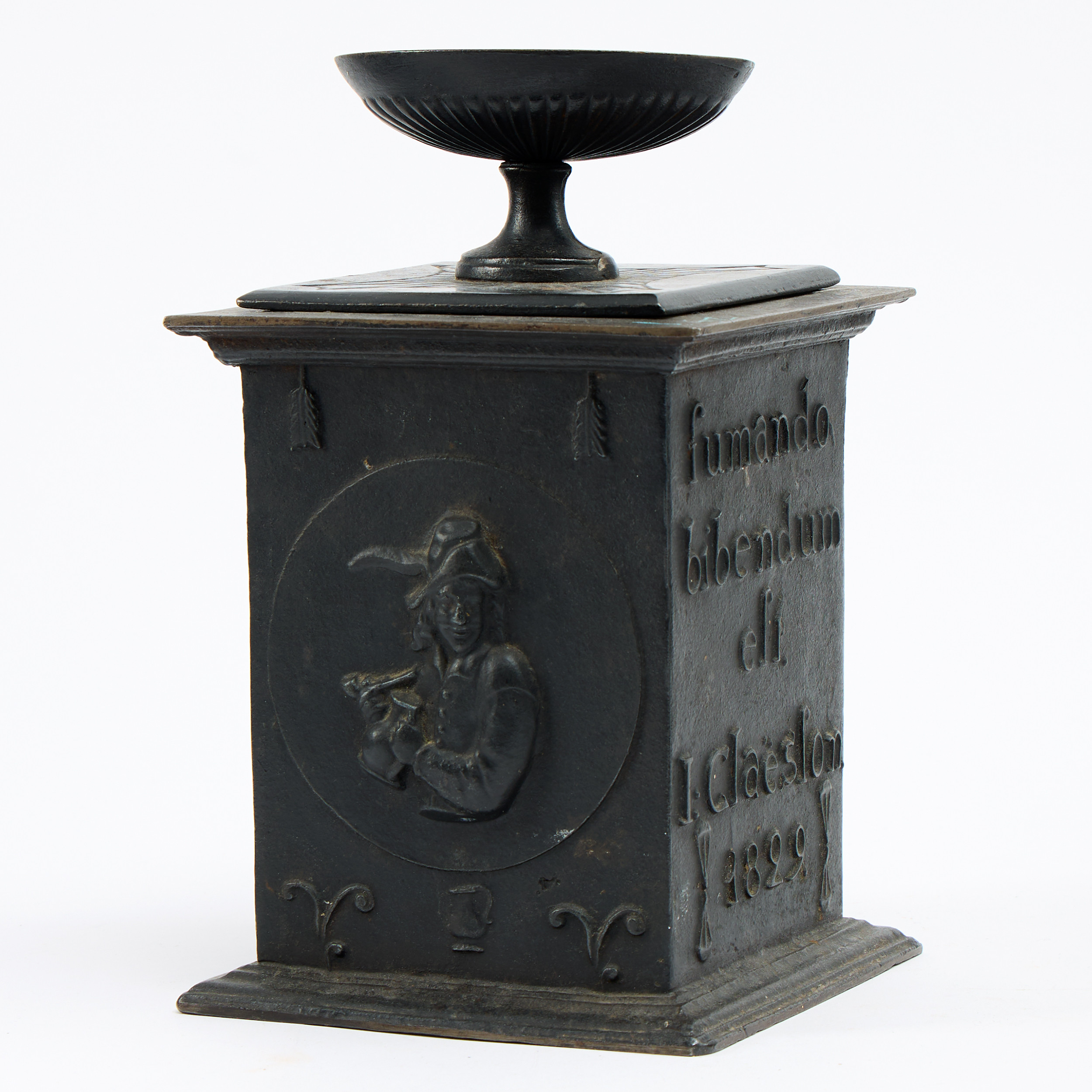 TOBAKSBURK Hellefors bruk Empire daterad 1822.