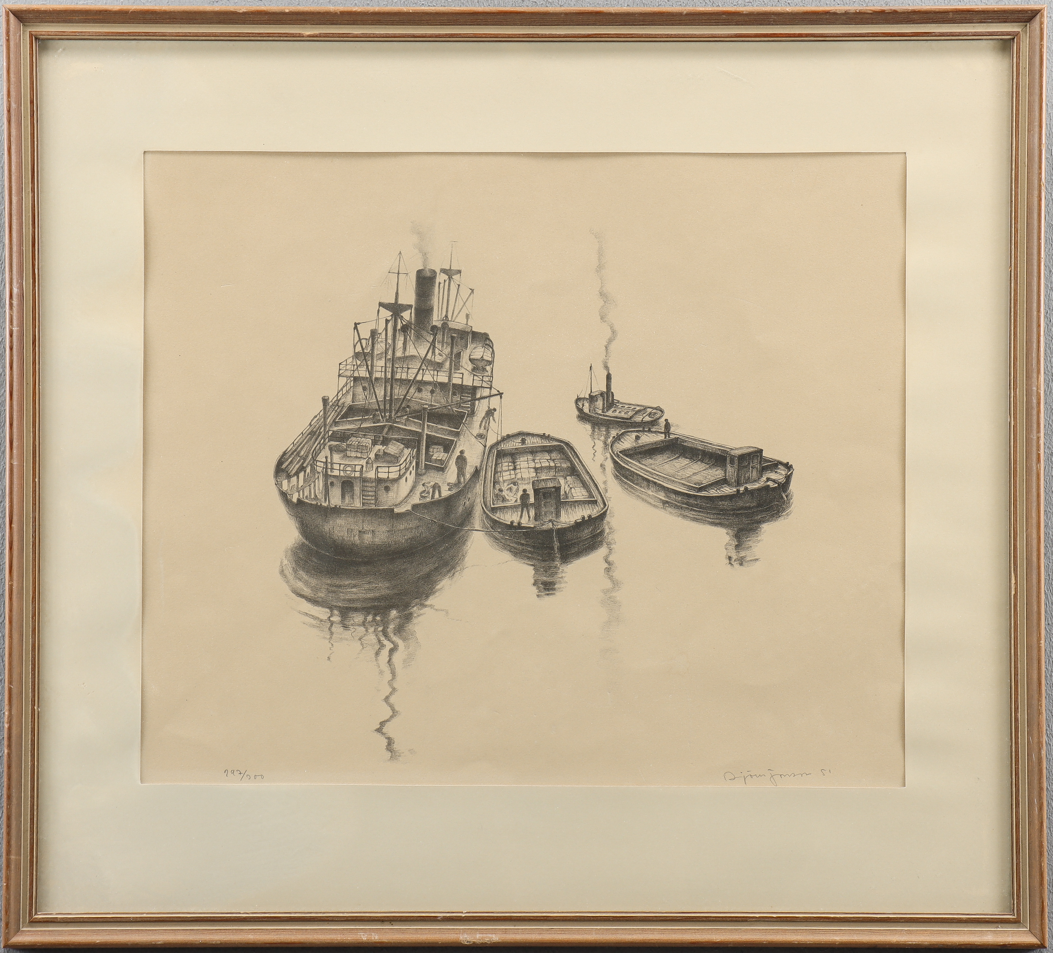 BJÖRN JONSSON. Etsning 297/300, signerad 51.